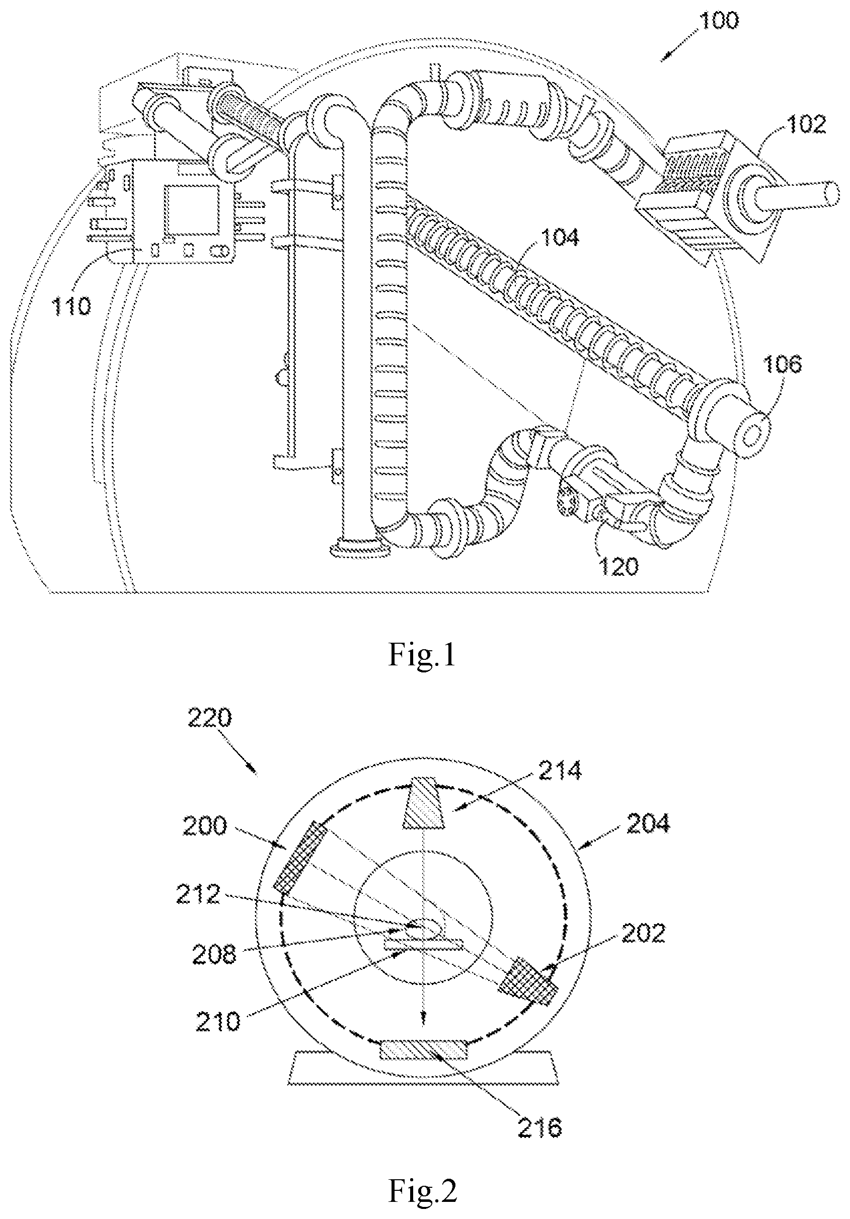 Patent US12311199 Figure 1 – Monitor for a radiotherapy device