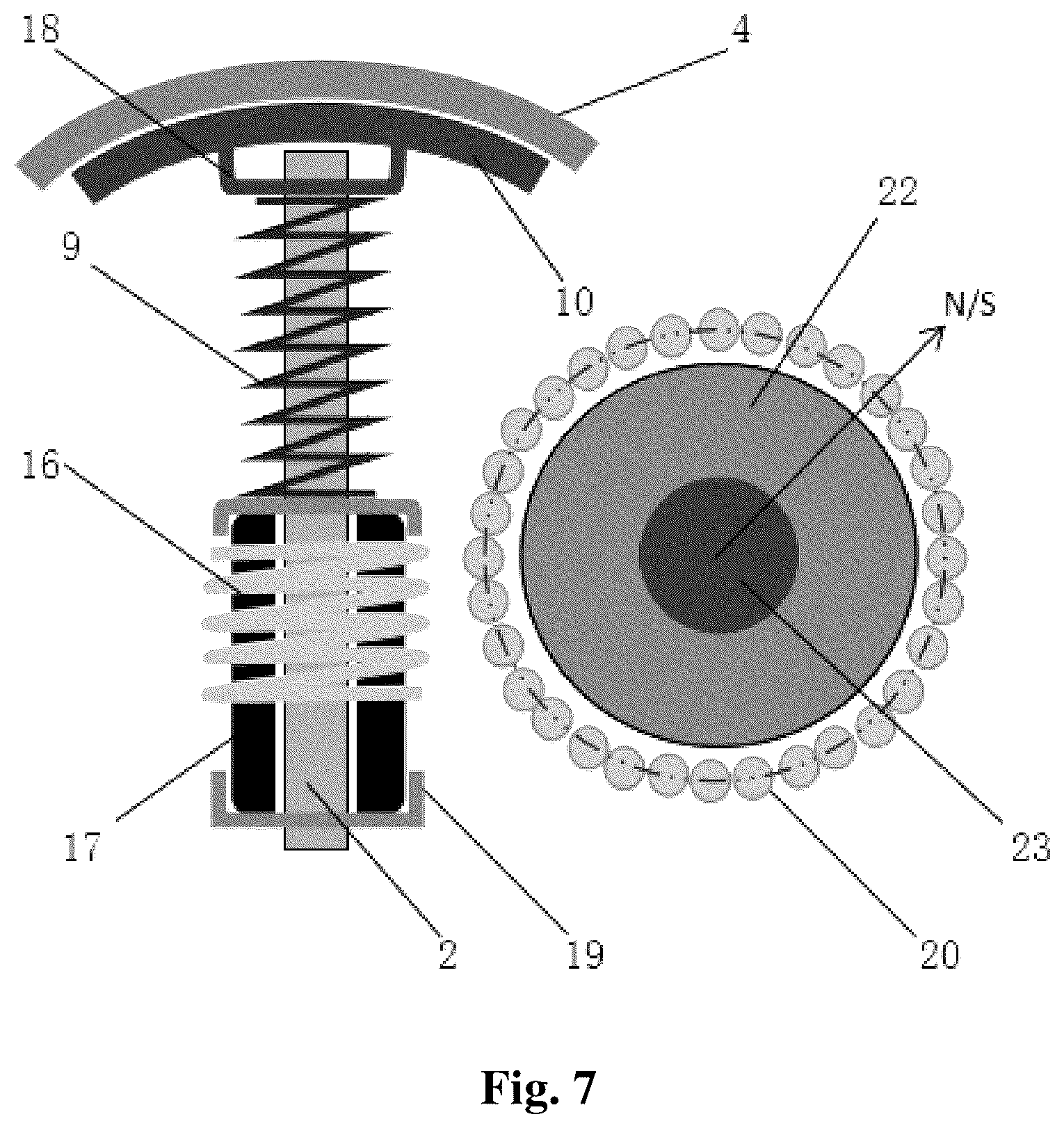 Patent US12311203 Figure 6 – Intelligent life-saving system for high-rise building and electromechanical device for intelligent fast descent