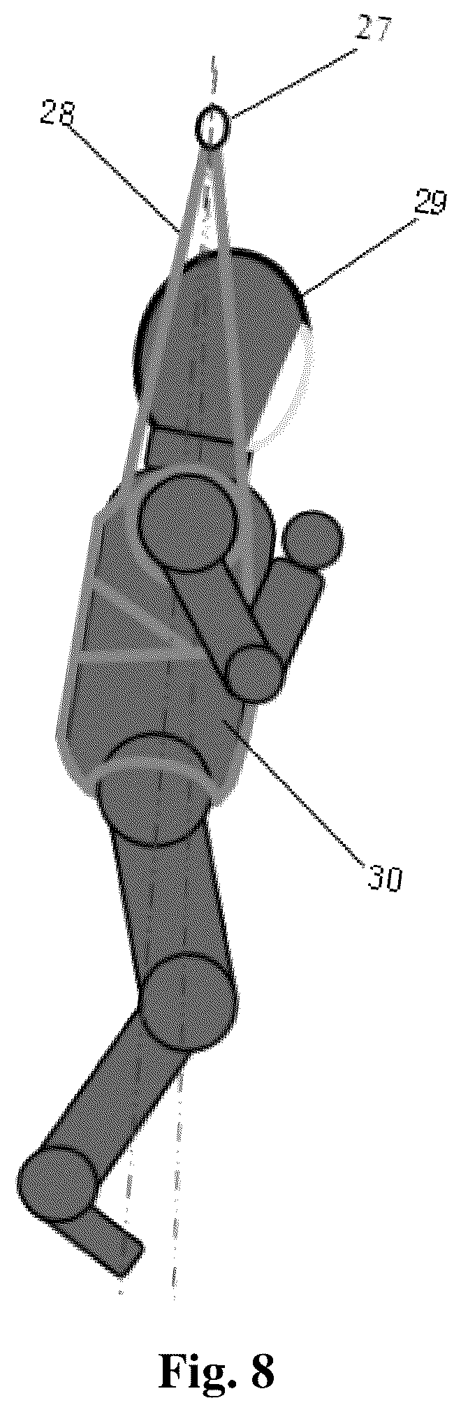 Patent US12311203 Figure 7 – Intelligent life-saving system for high-rise building and electromechanical device for intelligent fast descent