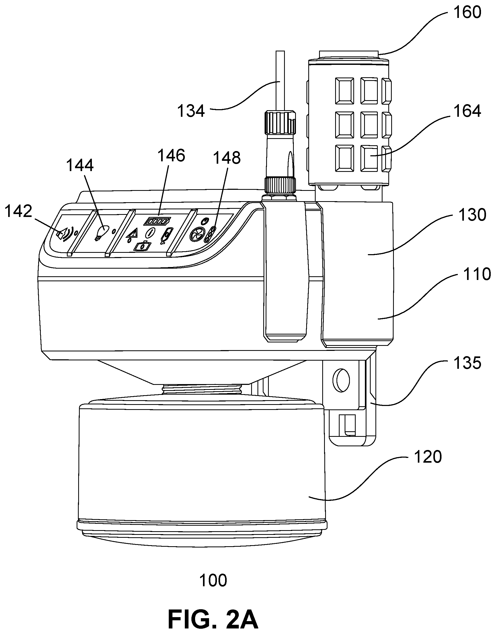 Patent US12311205 Figure 2 – Modular powered air purifying respirator system