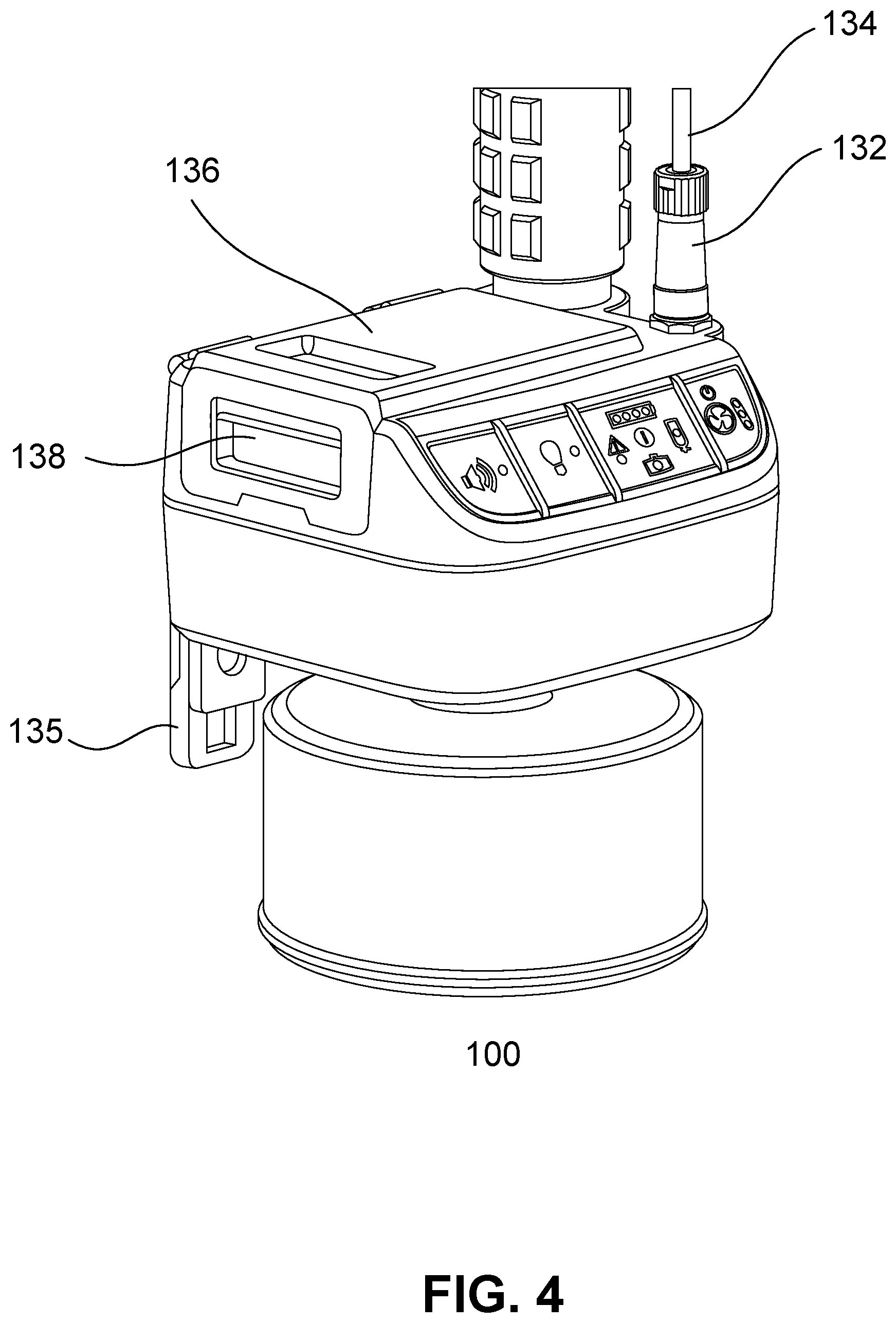 Patent US12311205 Figure 5 – Modular powered air purifying respirator system