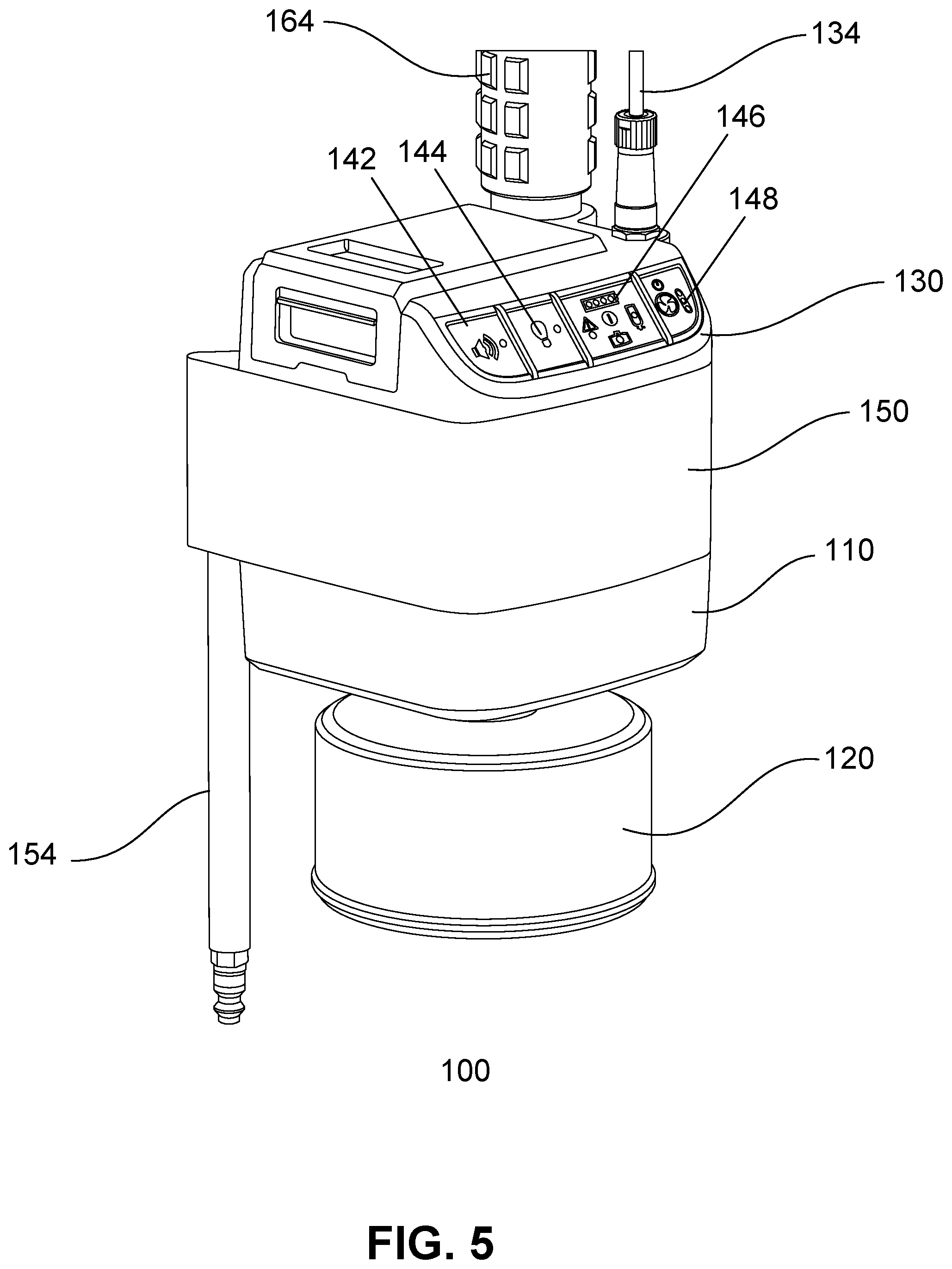 Patent US12311205 Figure 6 – Modular powered air purifying respirator system