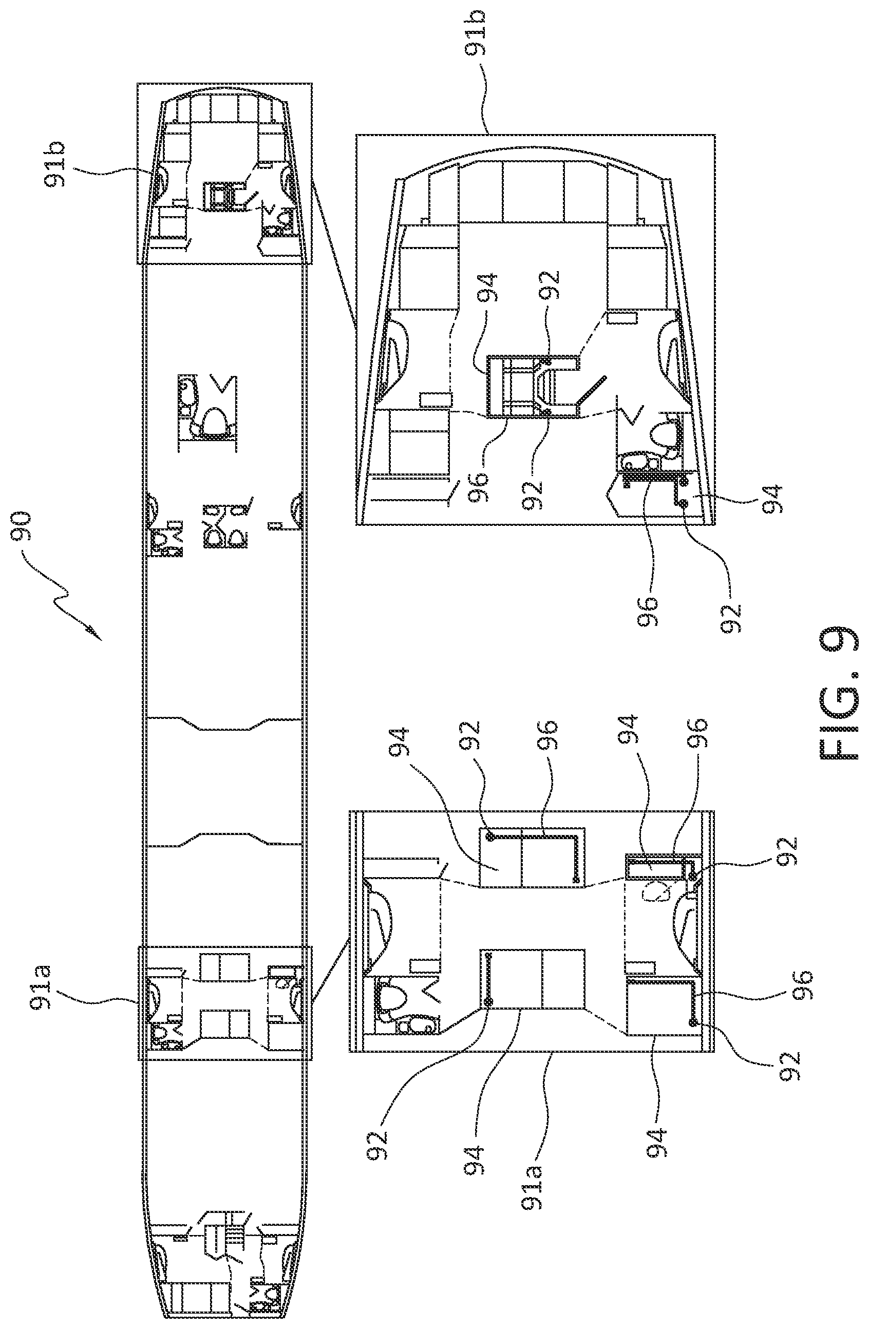Patent US12311208 Figure 8 – Adaptive cabin firefighting methodology