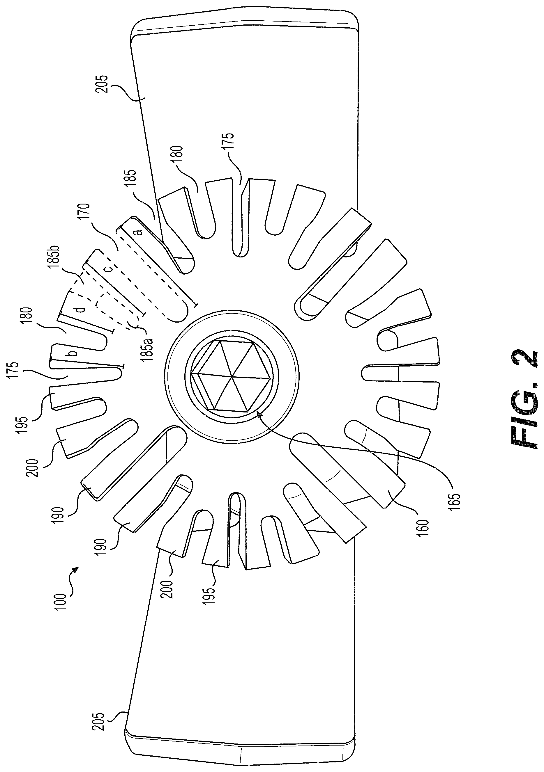 Patent US12311211 Figure 2 – Fire protection nozzle, fire protection sprinkler, fire protection systems, and methods of manufacturing a fire protection nozzle and a fire protection sprinkler