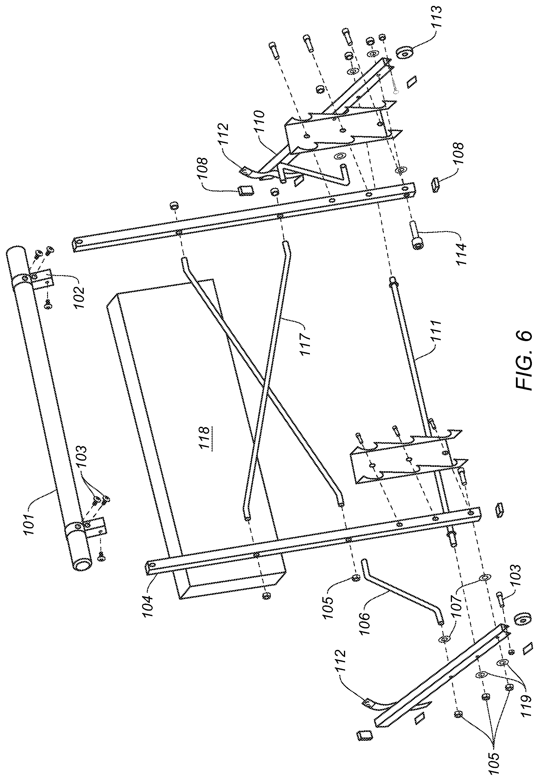 Patent US12311213 Figure 3 – Portable barre exercise device