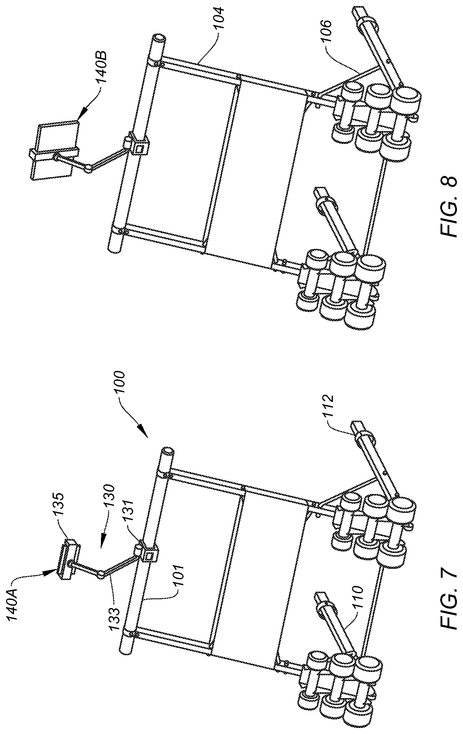 Patent US12311213 Figure 4 – Portable barre exercise device