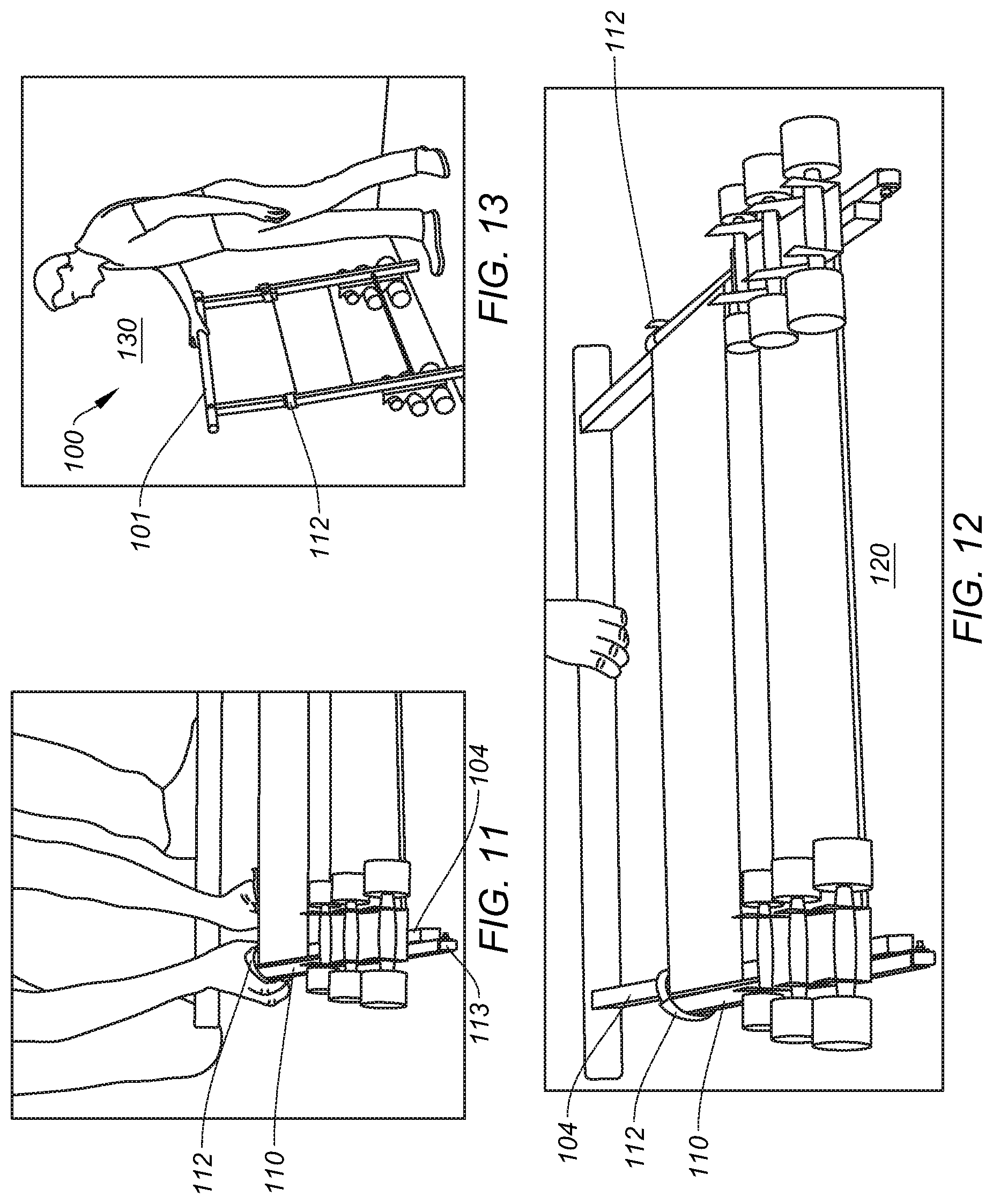 Patent US12311213 Figure 6 – Portable barre exercise device