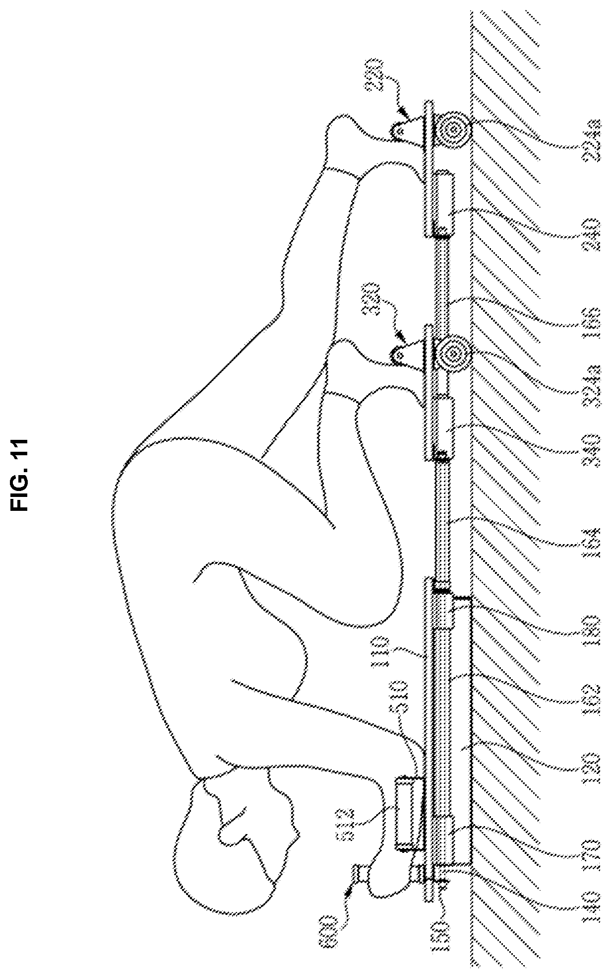 Patent US12311215 Figure 11 – Multi-functional exercise device
