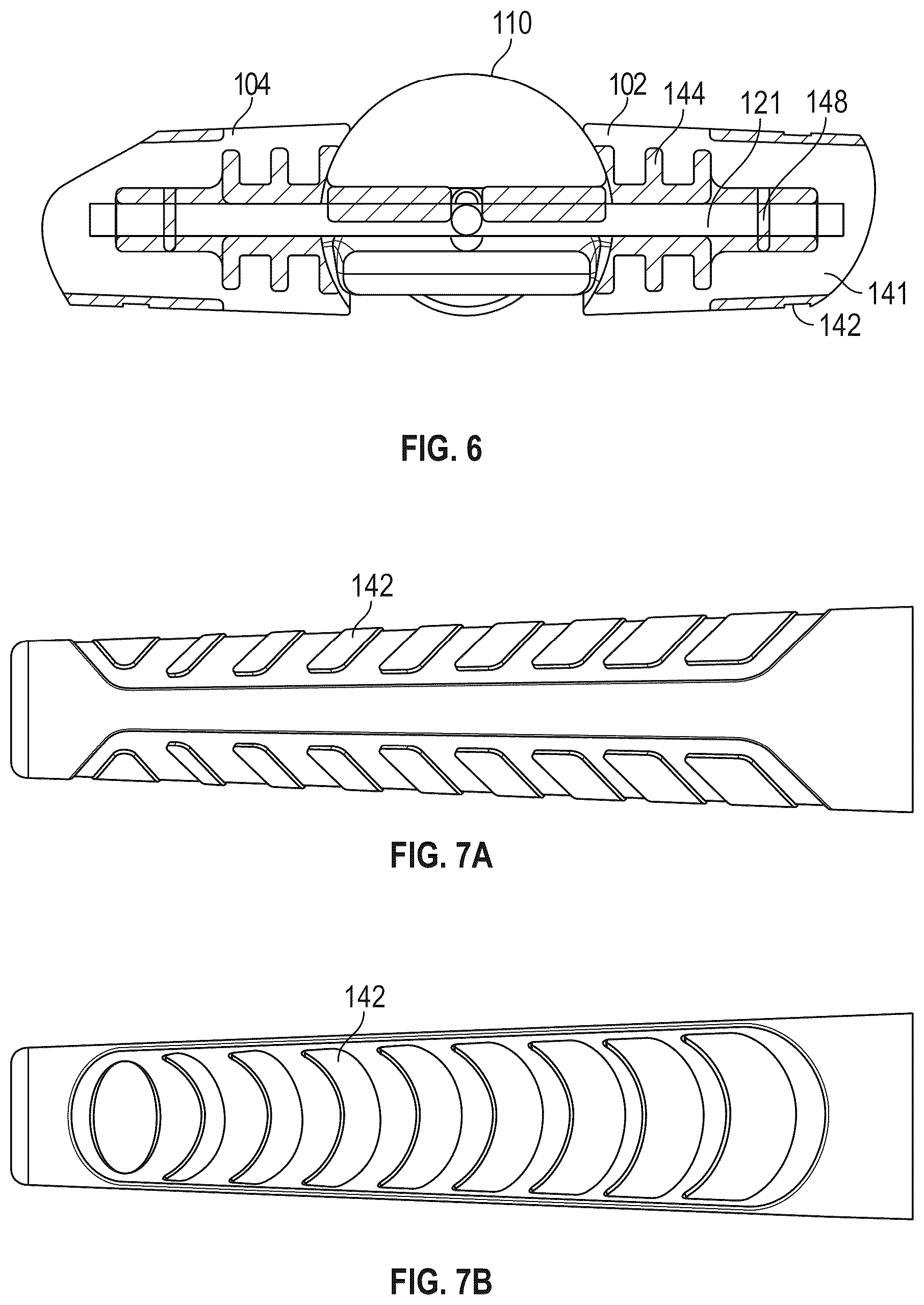 Patent US12311216 Figure 7 – Training device with collapsible arms