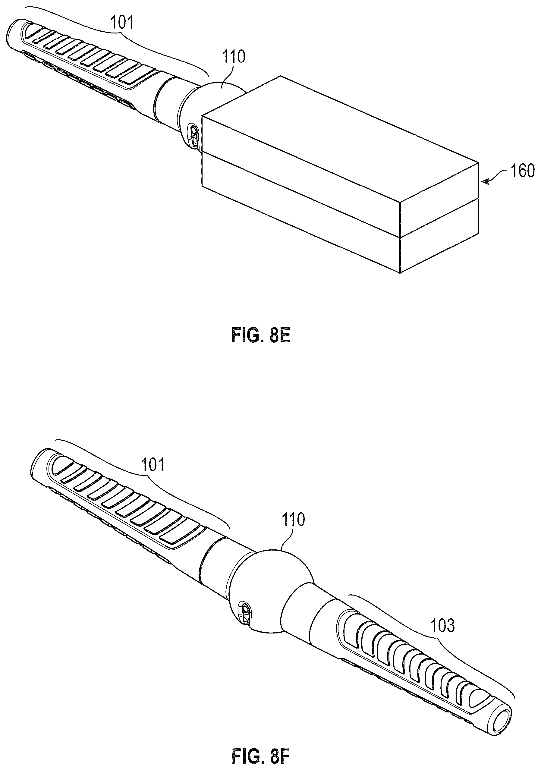 Patent US12311216 Figure 10 – Training device with collapsible arms
