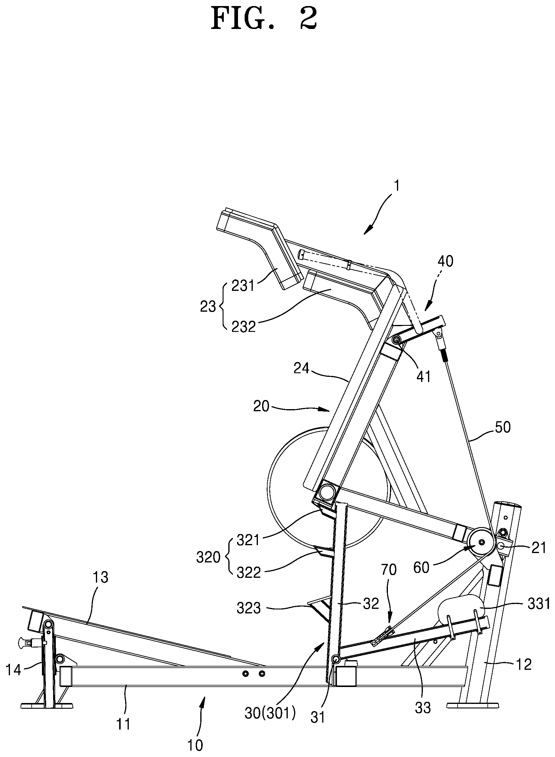 Patent US12311217 Figure 3 – Squat machine
