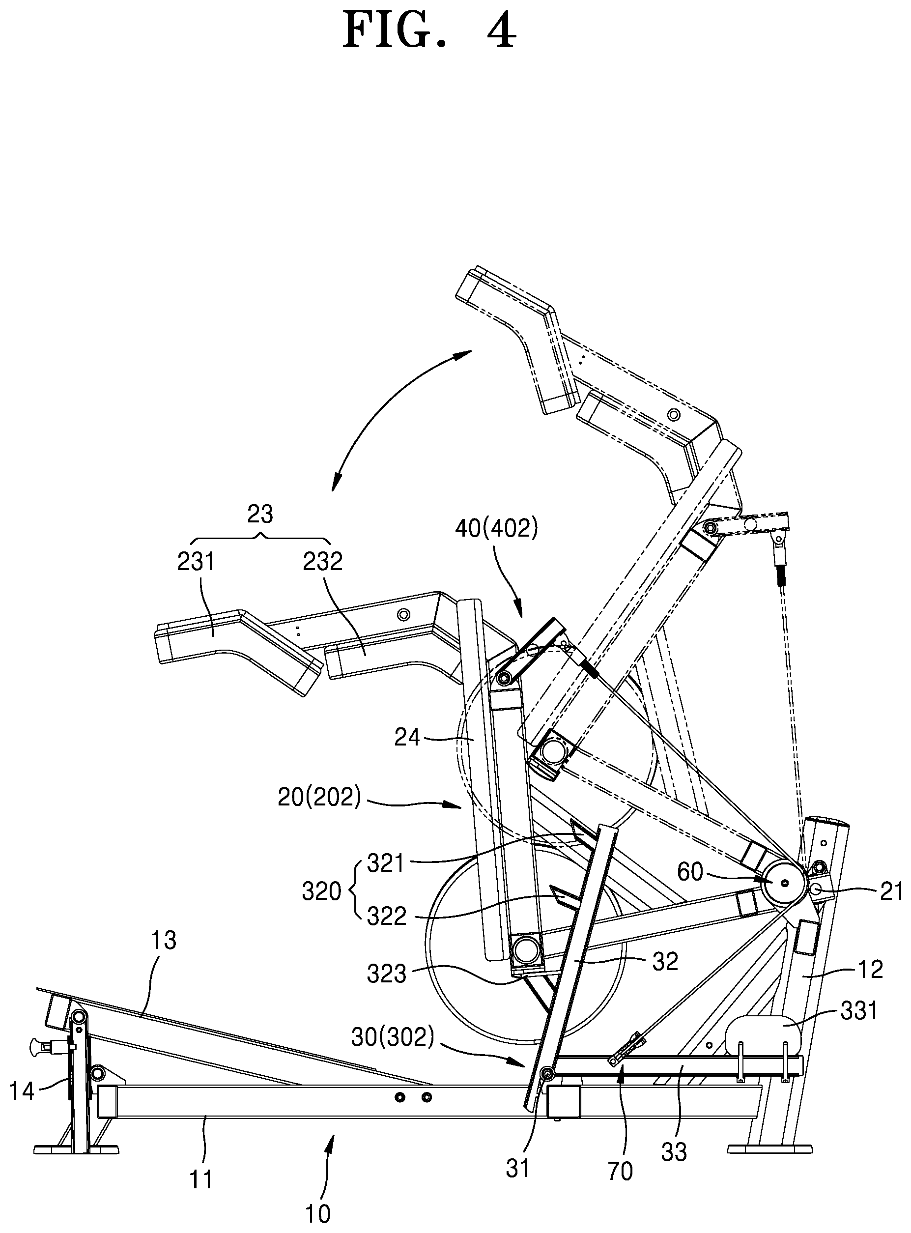 Patent US12311217 Figure 5 – Squat machine