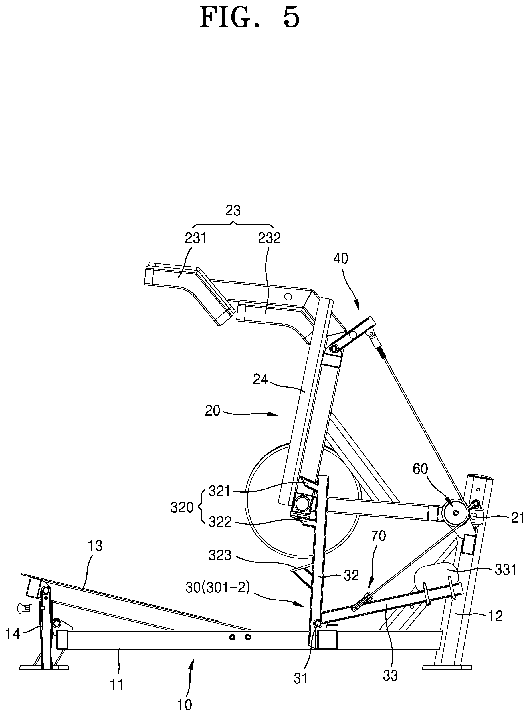 Patent US12311217 Figure 6 – Squat machine