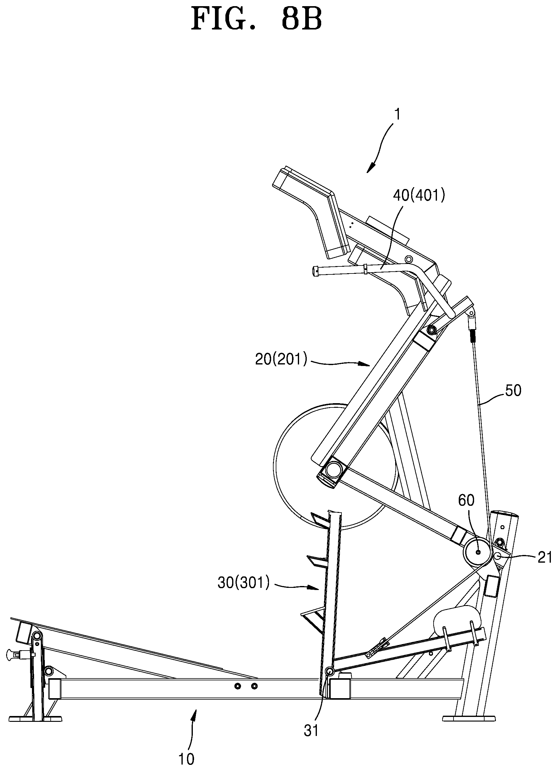 Patent US12311217 Figure 10 – Squat machine
