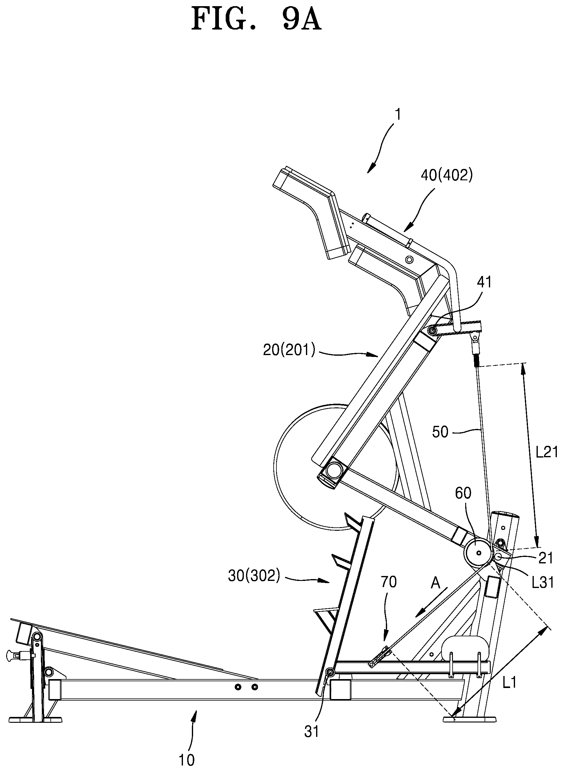 Patent US12311217 Figure 11 – Squat machine