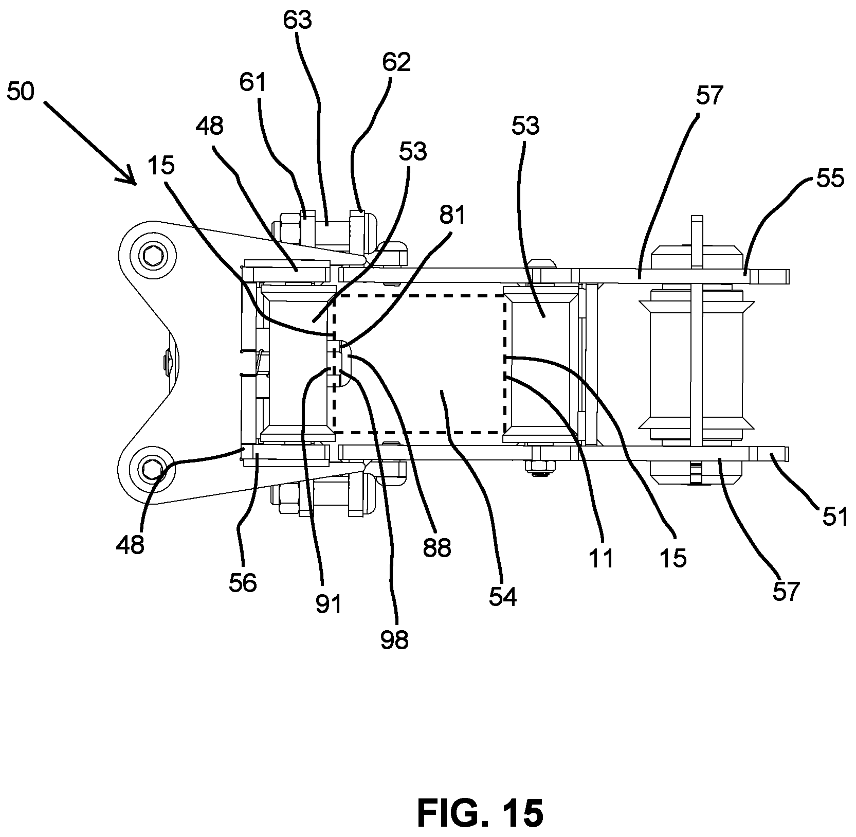 Patent US12311218 Figure 17 – Carriage assembly and weightlifting assembly including a carriage assembly