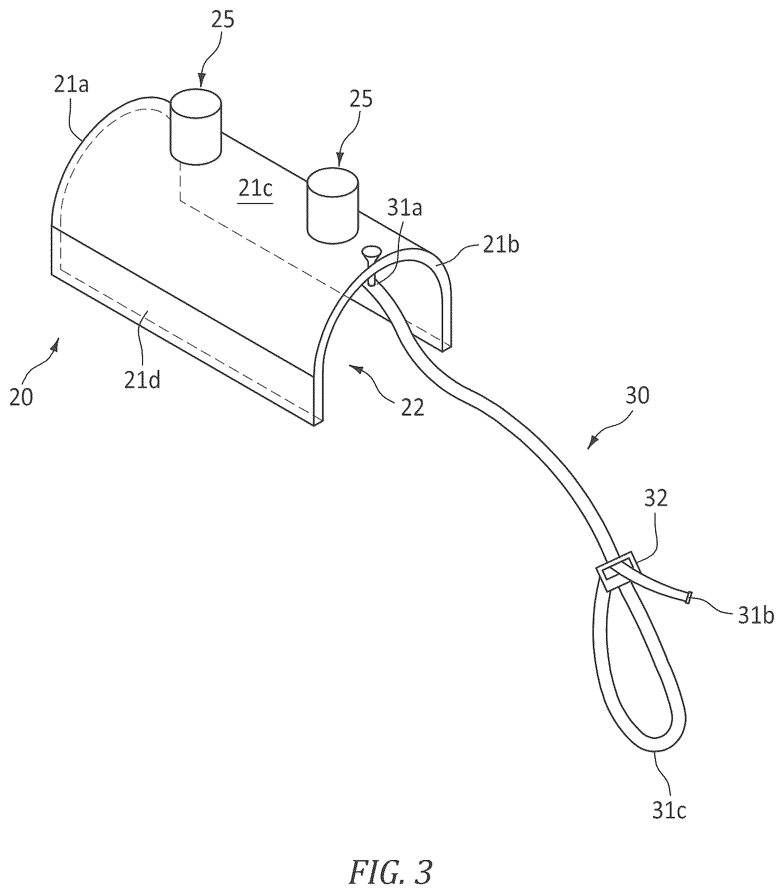 Patent US12311221 Figure 3 – Straddle door mount travel gym system