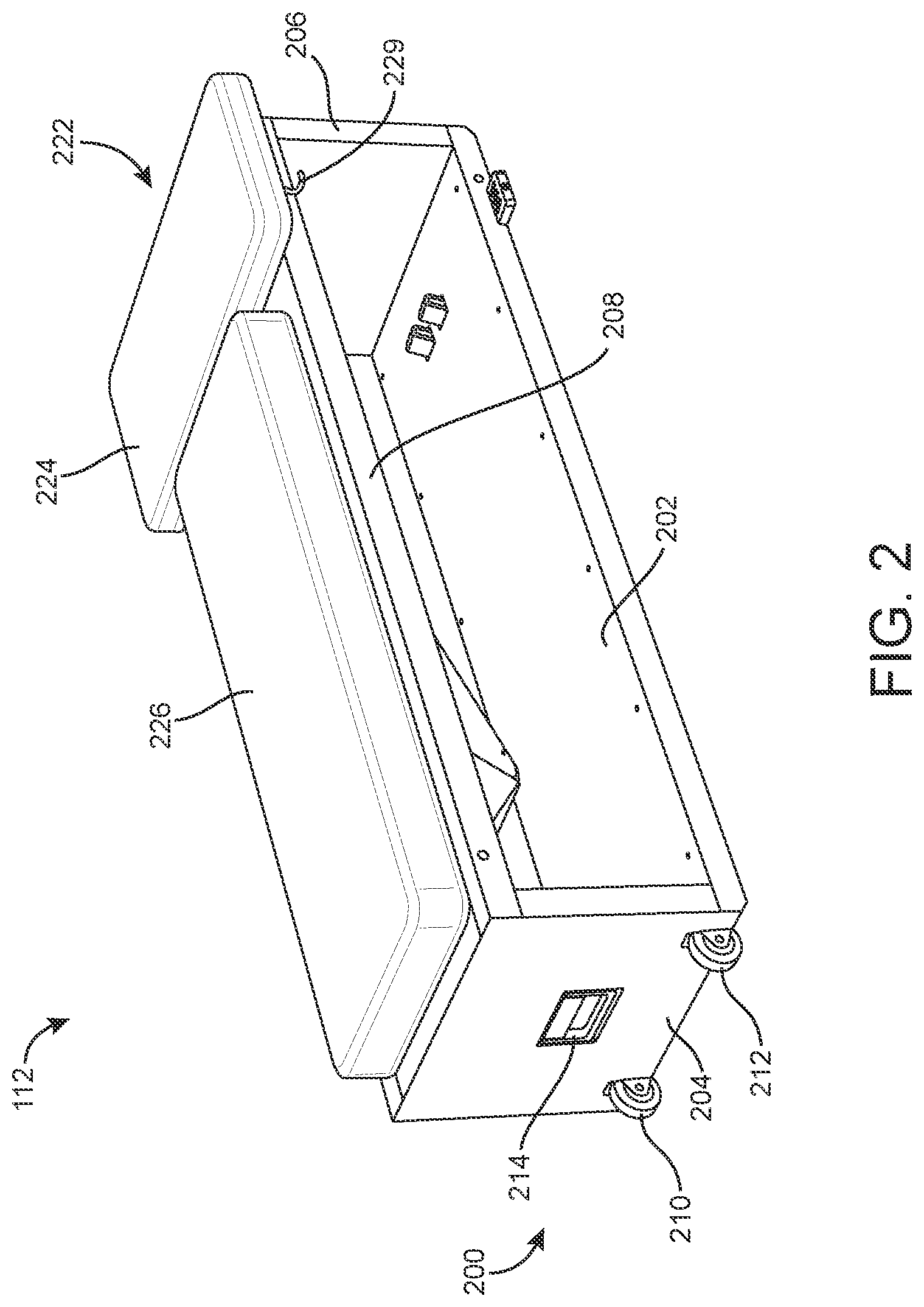 Patent US12311222 Figure 2 – Multipurpose exercise bench