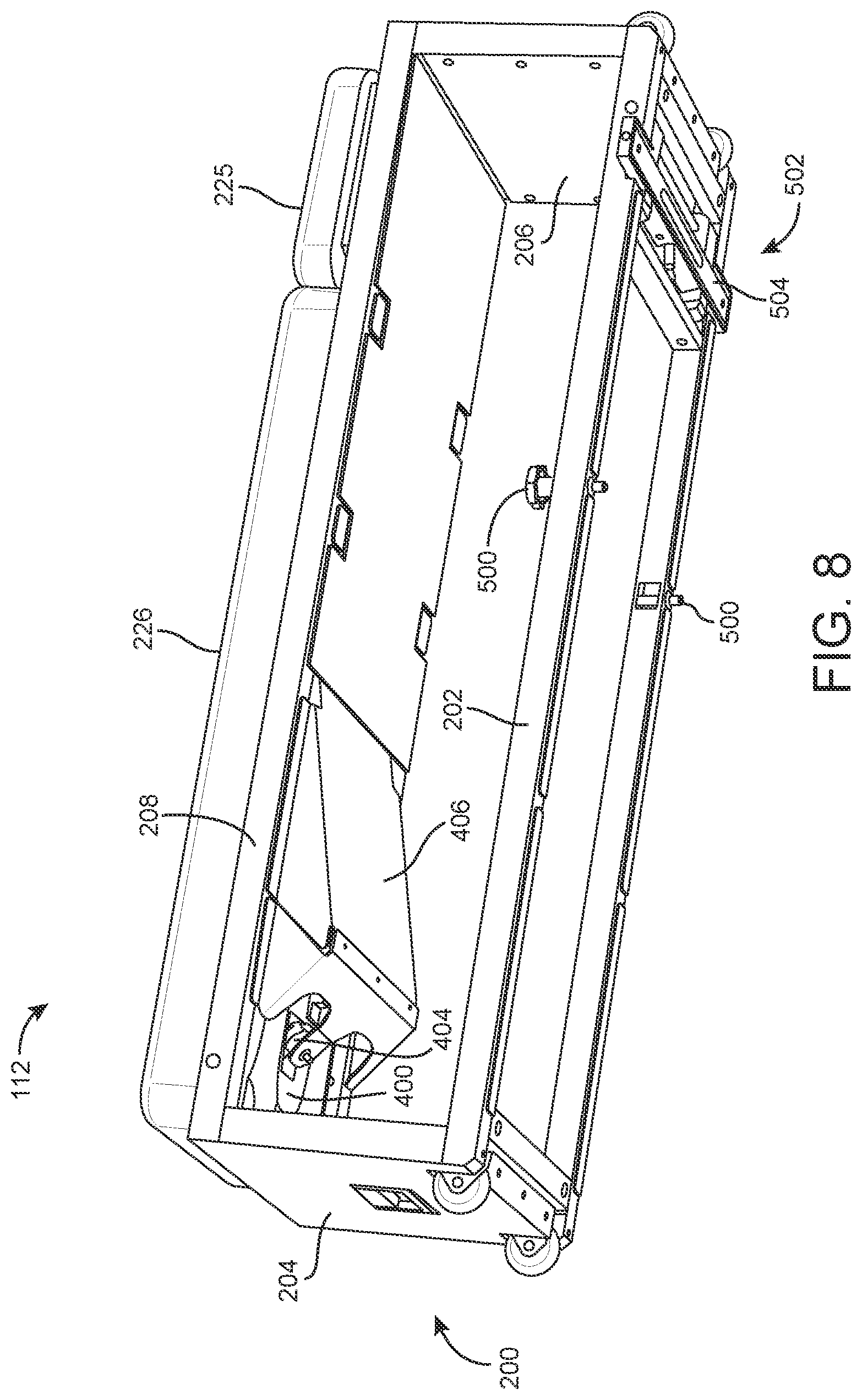 Patent US12311222 Figure 8 – Multipurpose exercise bench