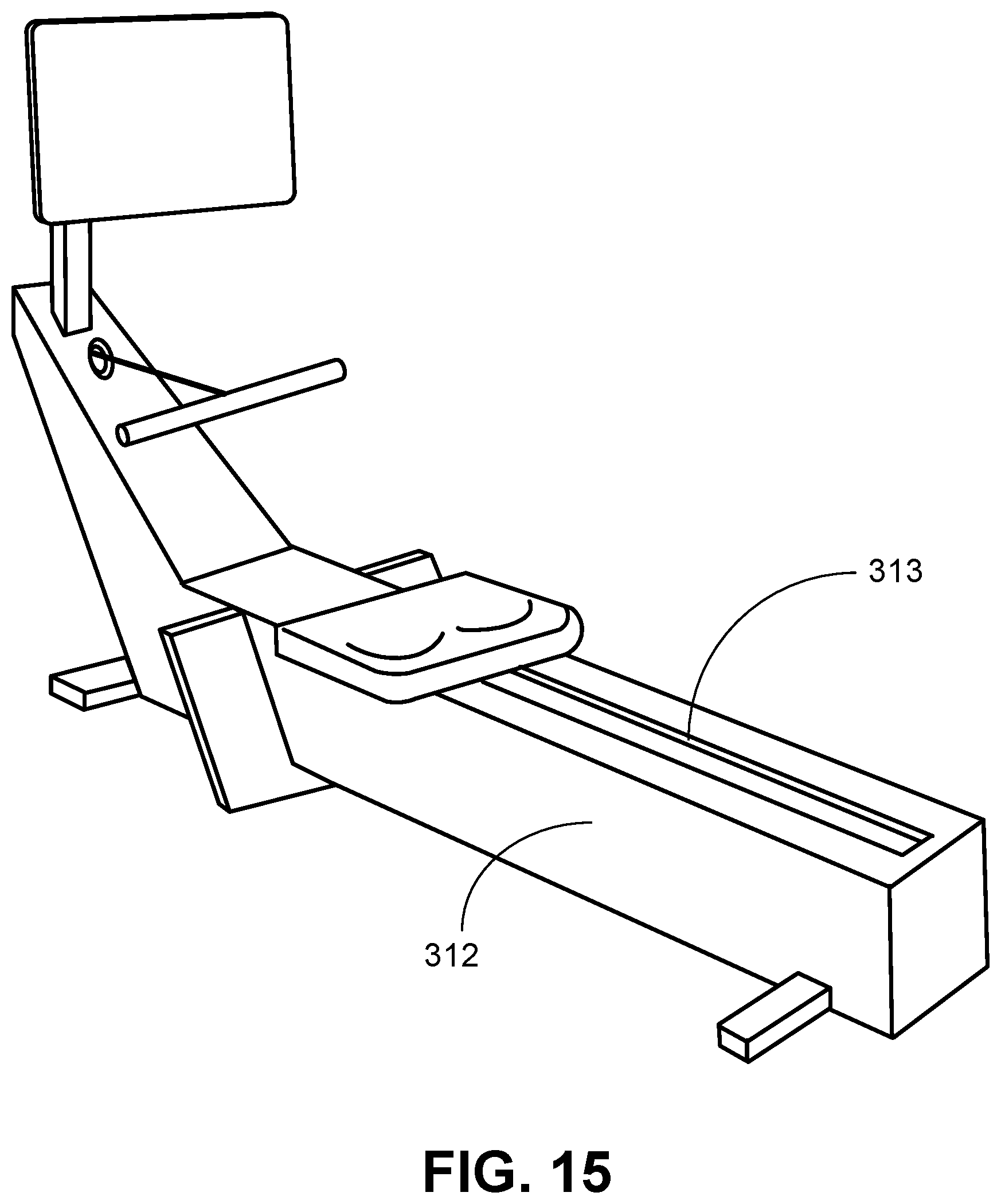 Patent US12311223 Figure 15 – Rowing system and method