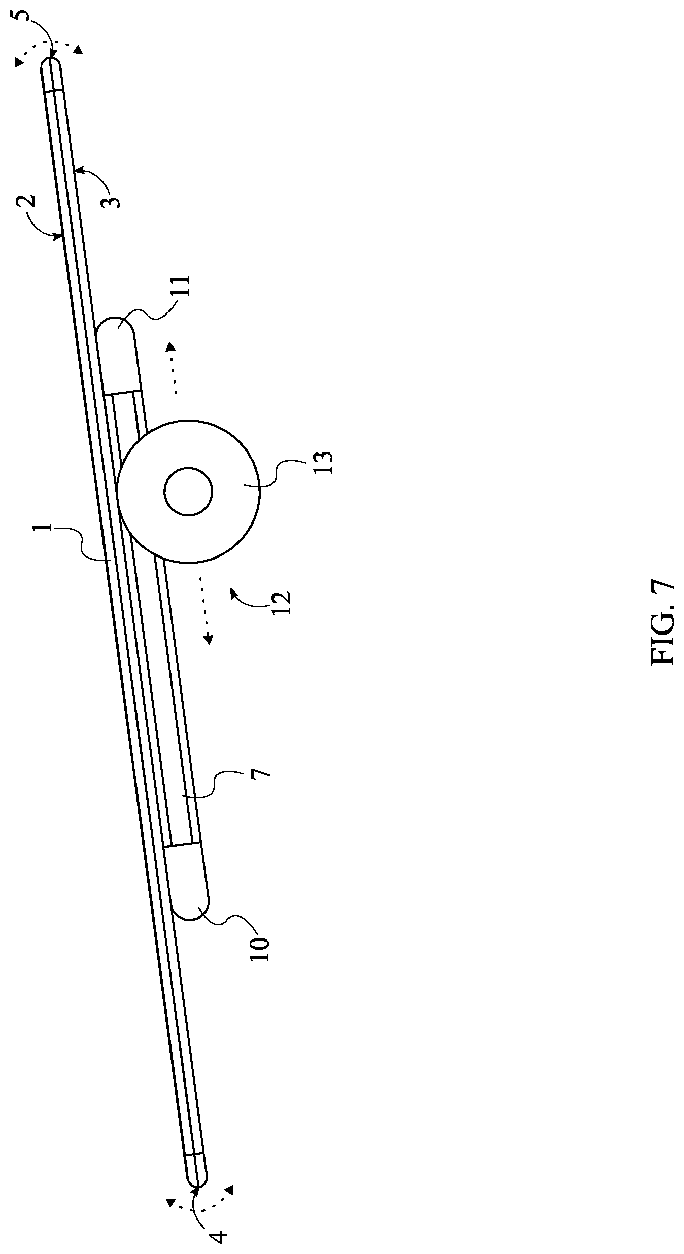 Patent US12311225 Figure 7 – Balance board with variable fore-and-aft adjustability