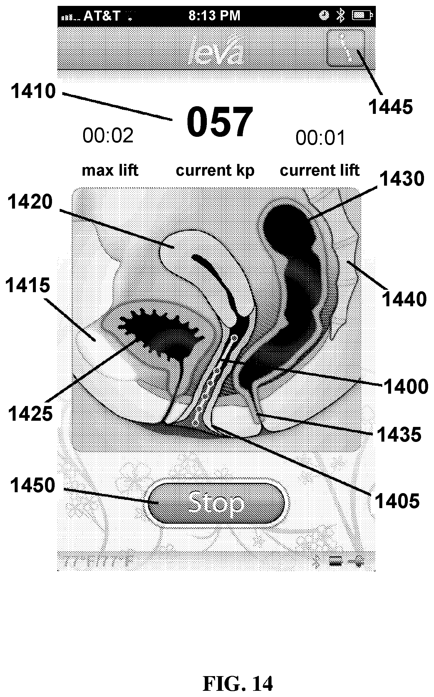 Patent US12311228 Figure 10 – System and method for kegel training