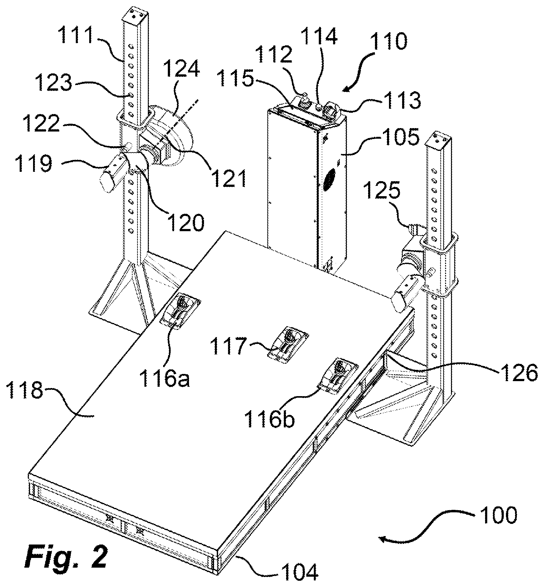 Patent US12311230 Figure 2 – Electromechanical exercise machine