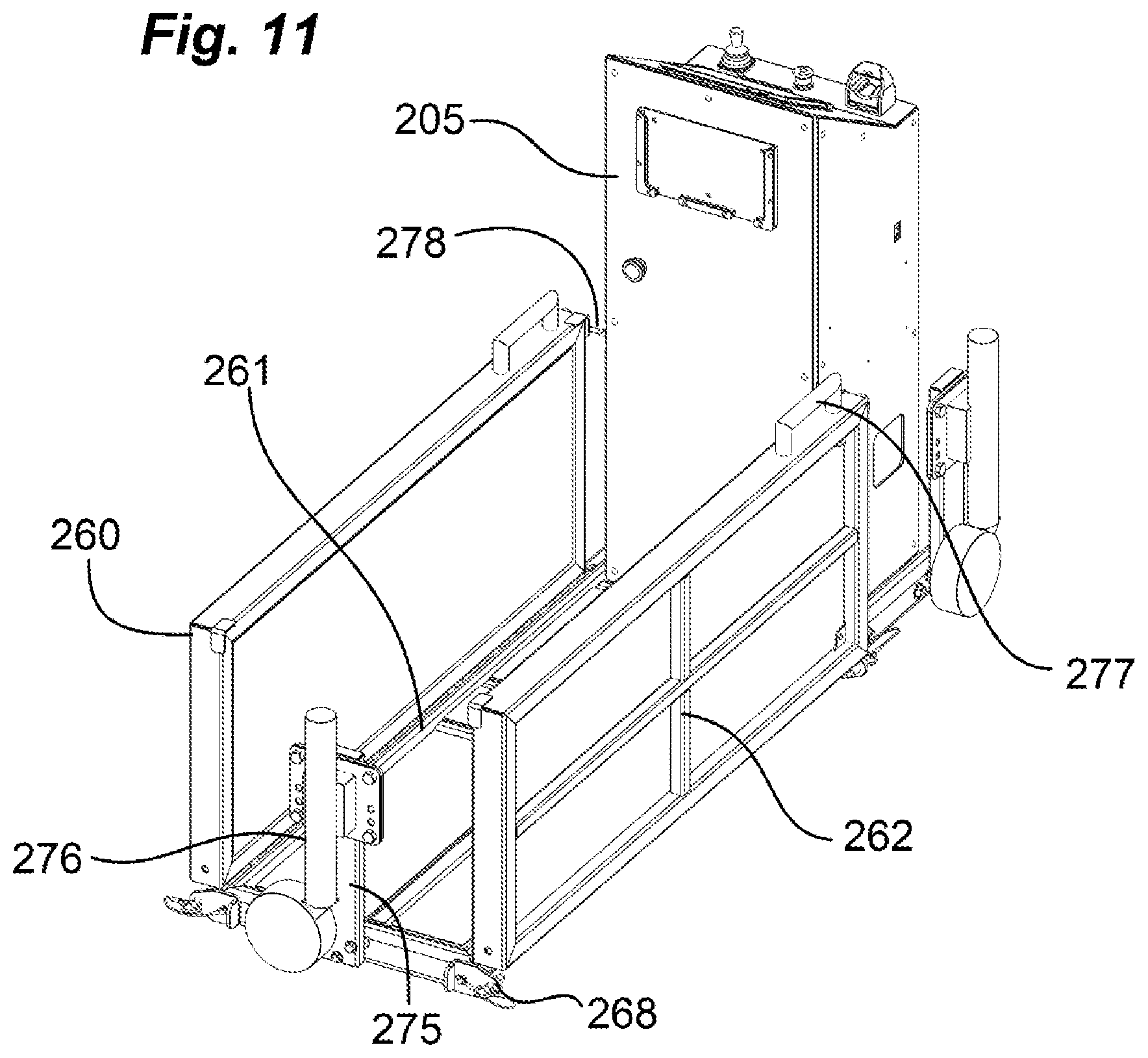 Patent US12311230 Figure 11 – Electromechanical exercise machine