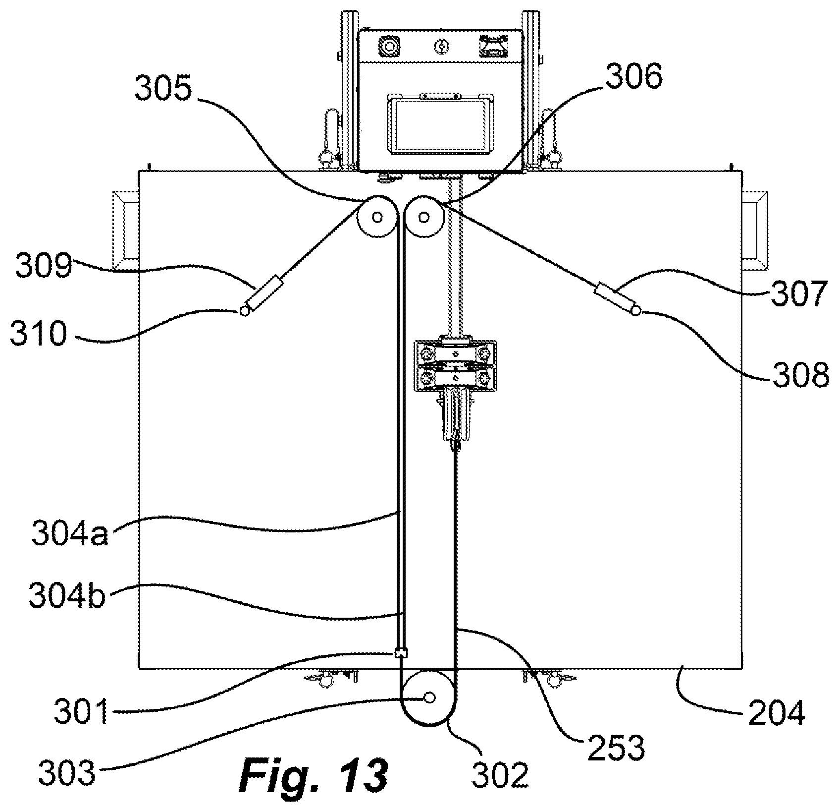 Patent US12311230 Figure 13 – Electromechanical exercise machine