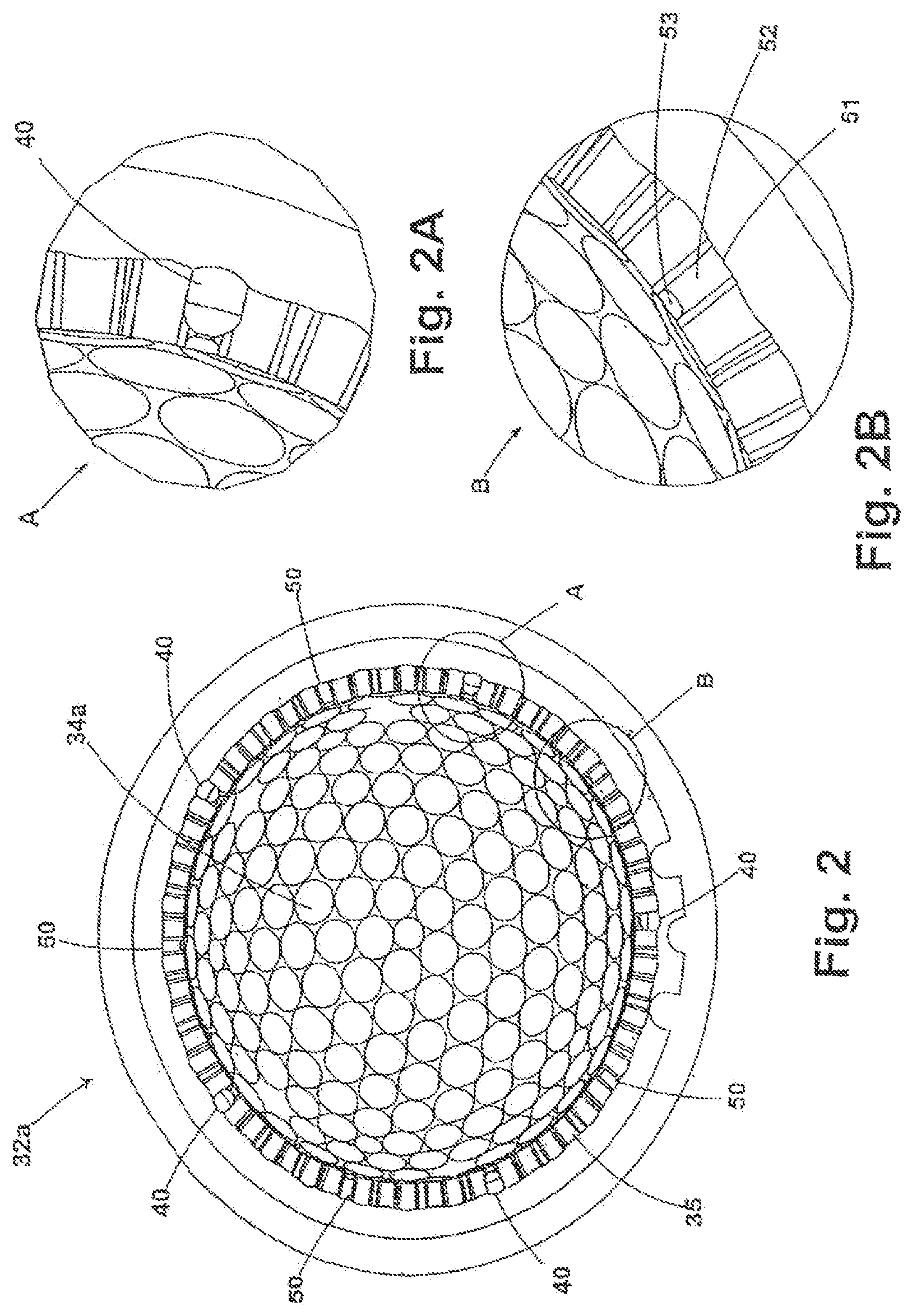Patent US12311234 Figure 2 – Golf ball having non-planar parting line