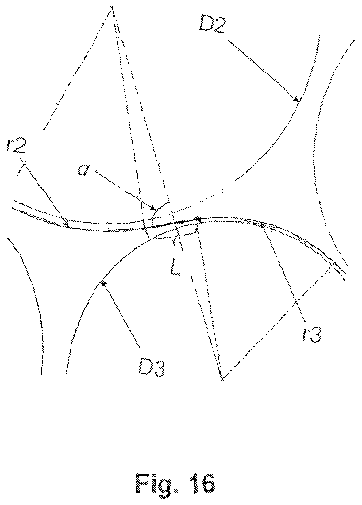 Patent US12311234 Figure 13 – Golf ball having non-planar parting line