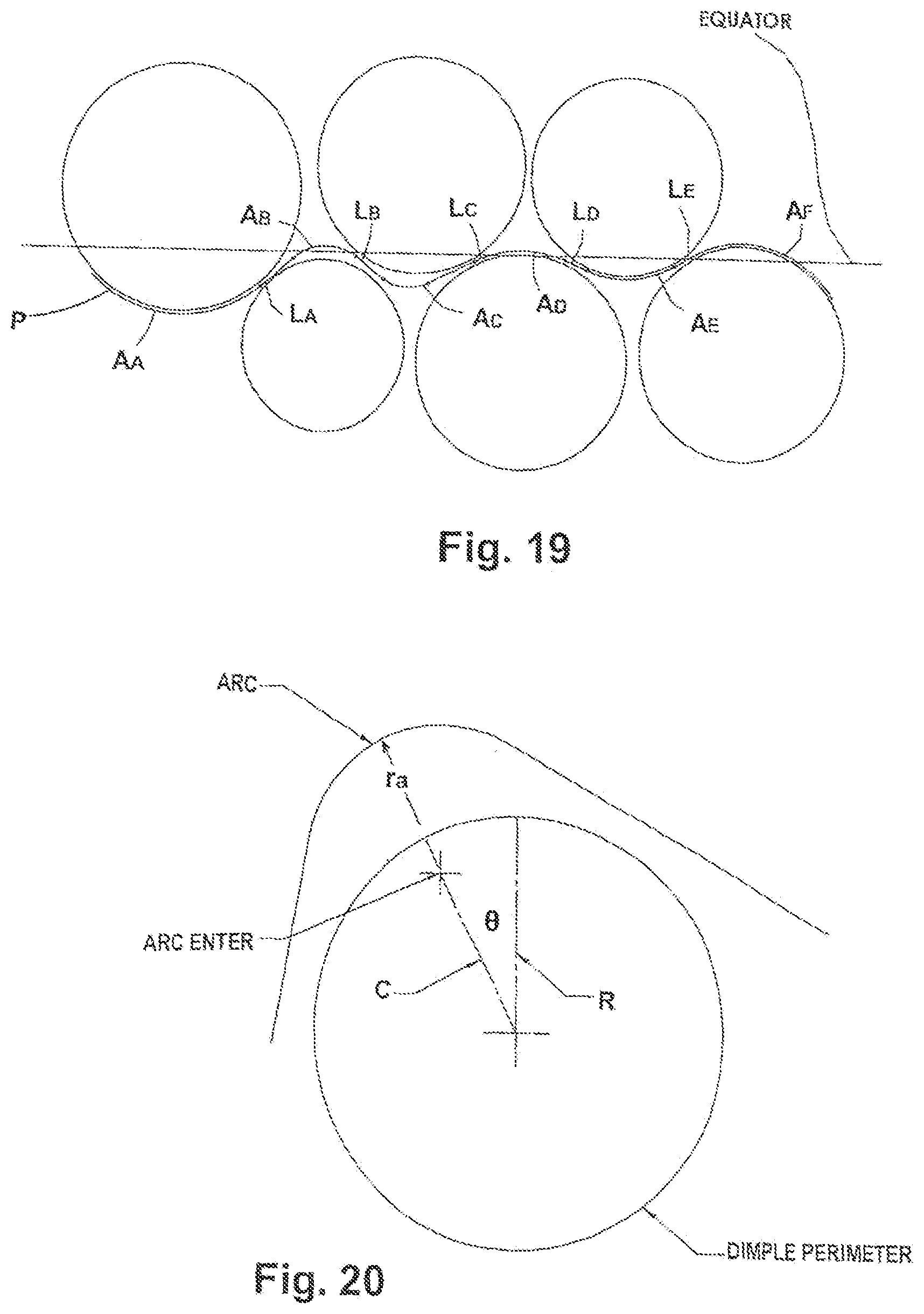 Patent US12311234 Figure 15 – Golf ball having non-planar parting line
