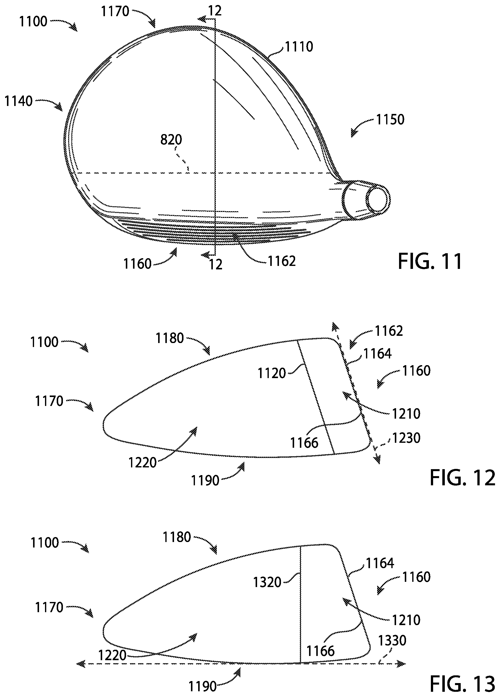 Patent US12311239 Figure 5 – Golf club heads and methods to manufacture golf club heads