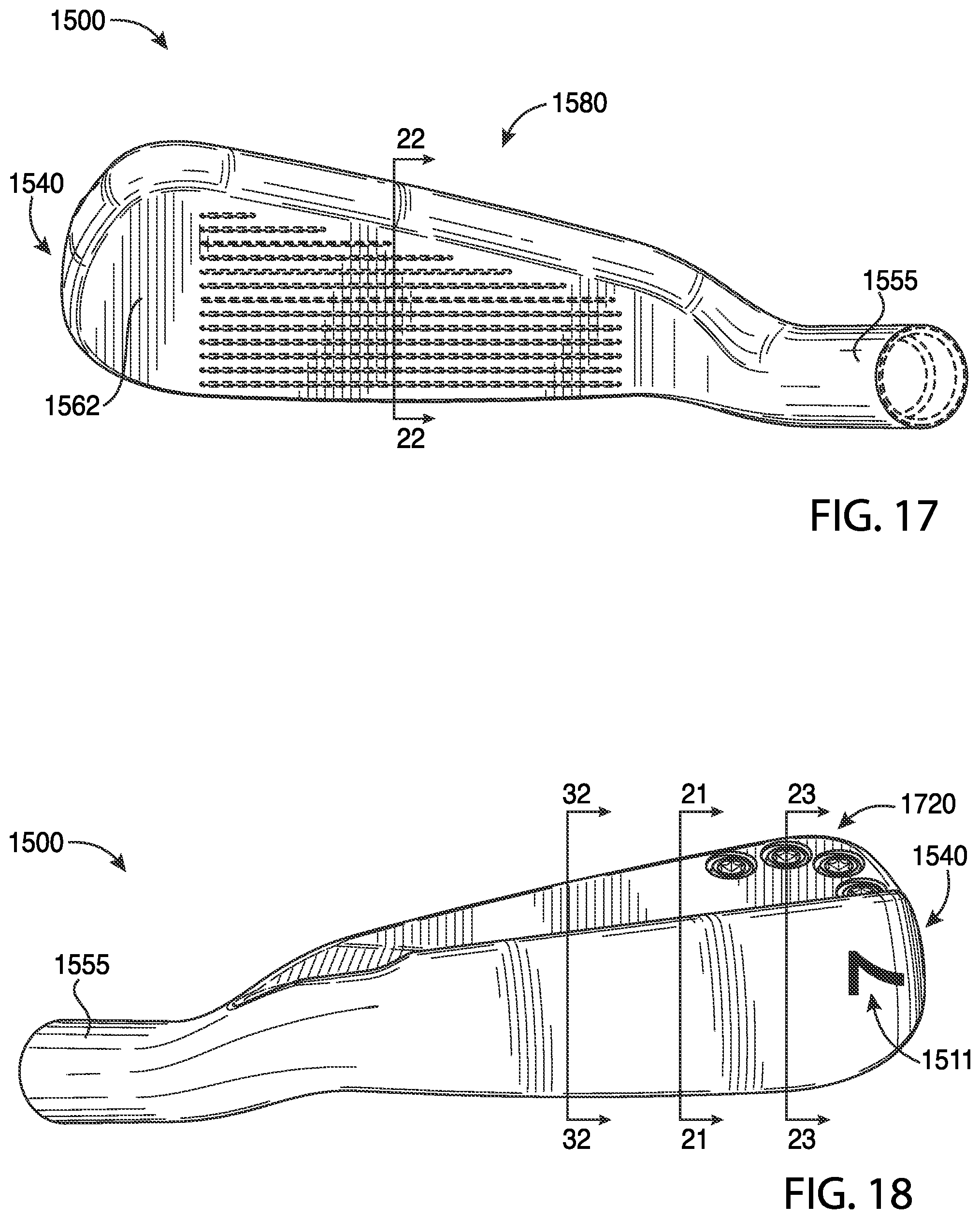 Patent US12311239 Figure 8 – Golf club heads and methods to manufacture golf club heads