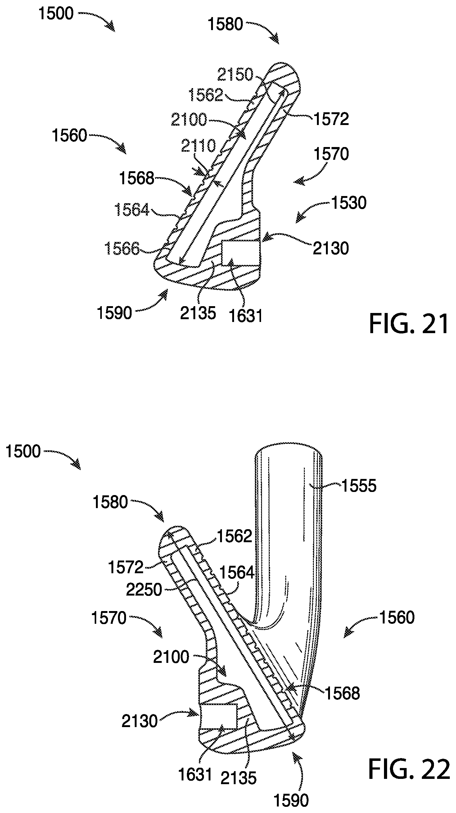 Patent US12311239 Figure 10 – Golf club heads and methods to manufacture golf club heads