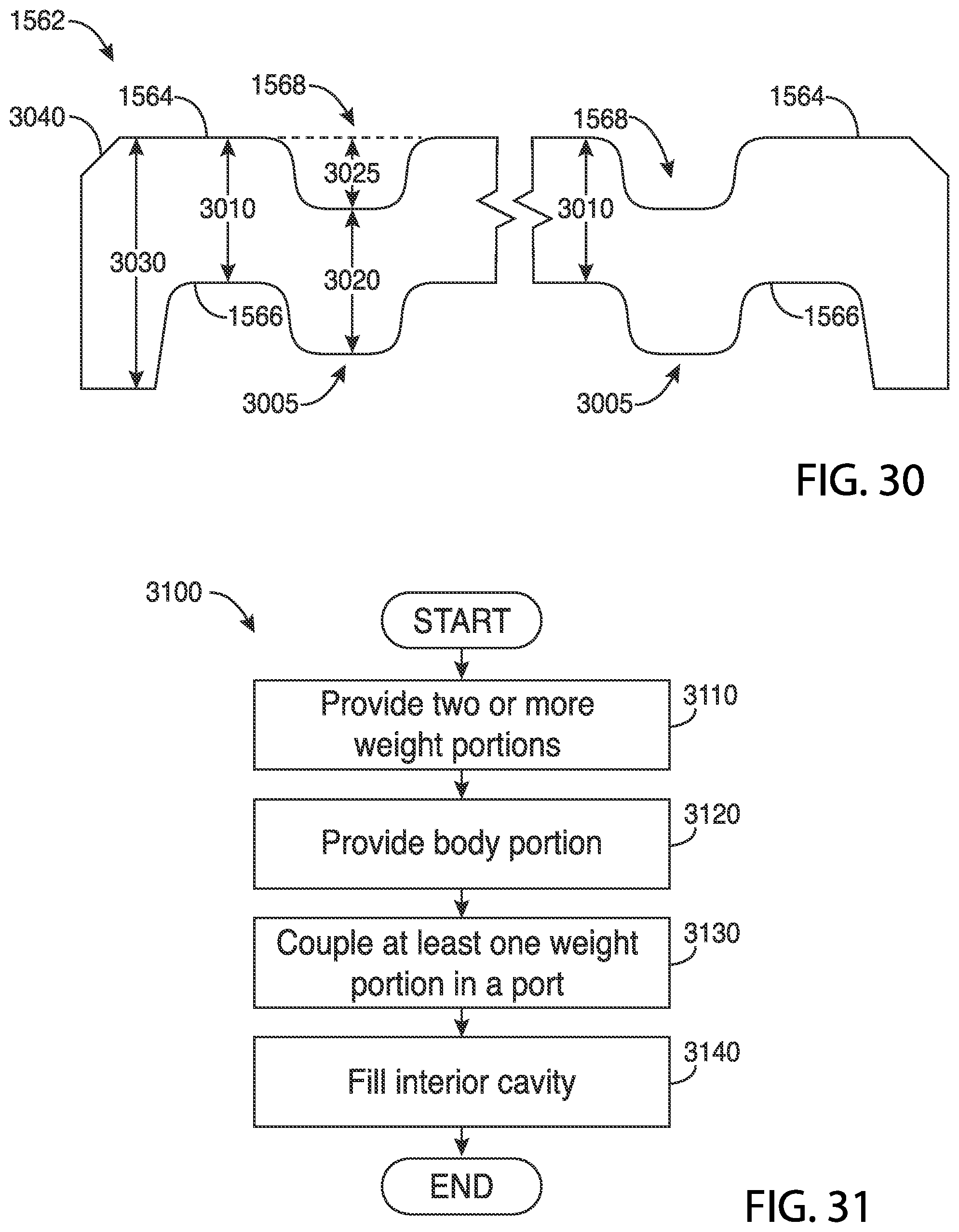 Patent US12311239 Figure 14 – Golf club heads and methods to manufacture golf club heads