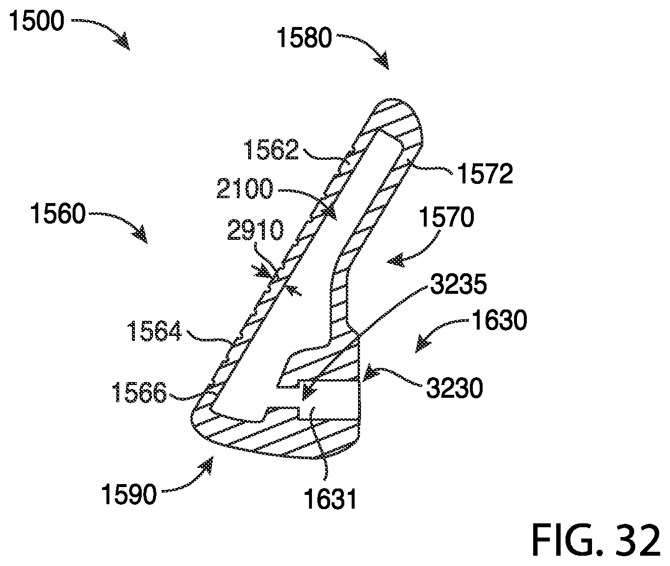 Patent US12311239 Figure 15 – Golf club heads and methods to manufacture golf club heads