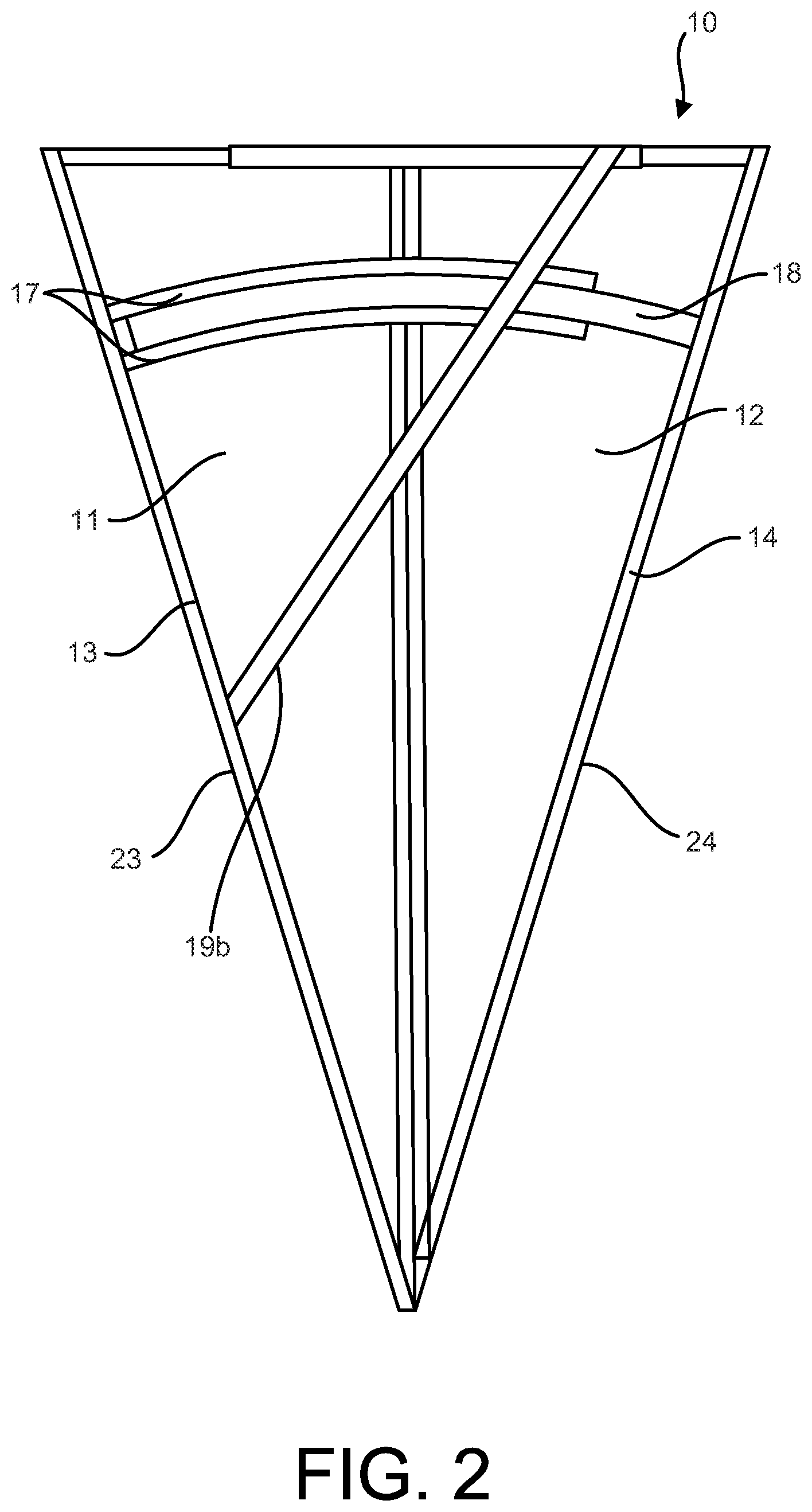 Patent US12311243 Figure 2 – Expandable climbing panel and climbing wall having such a panel