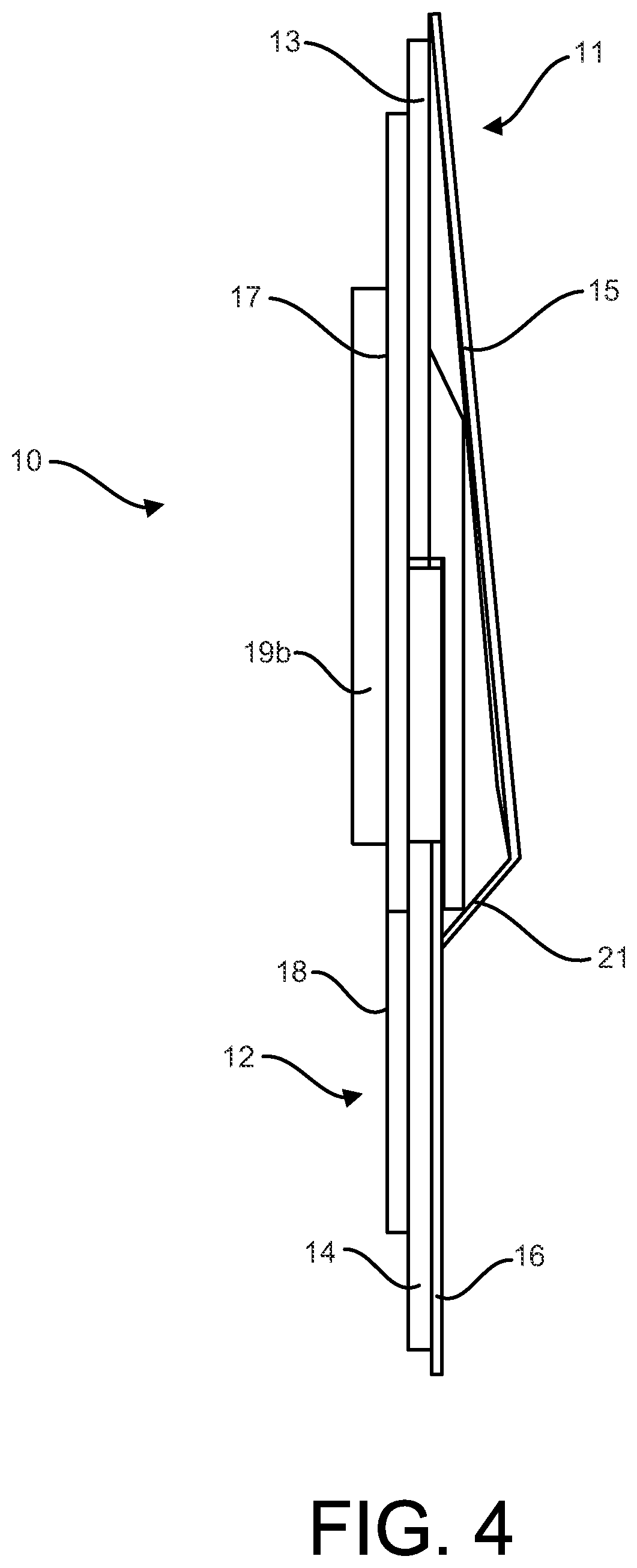 Patent US12311243 Figure 4 – Expandable climbing panel and climbing wall having such a panel