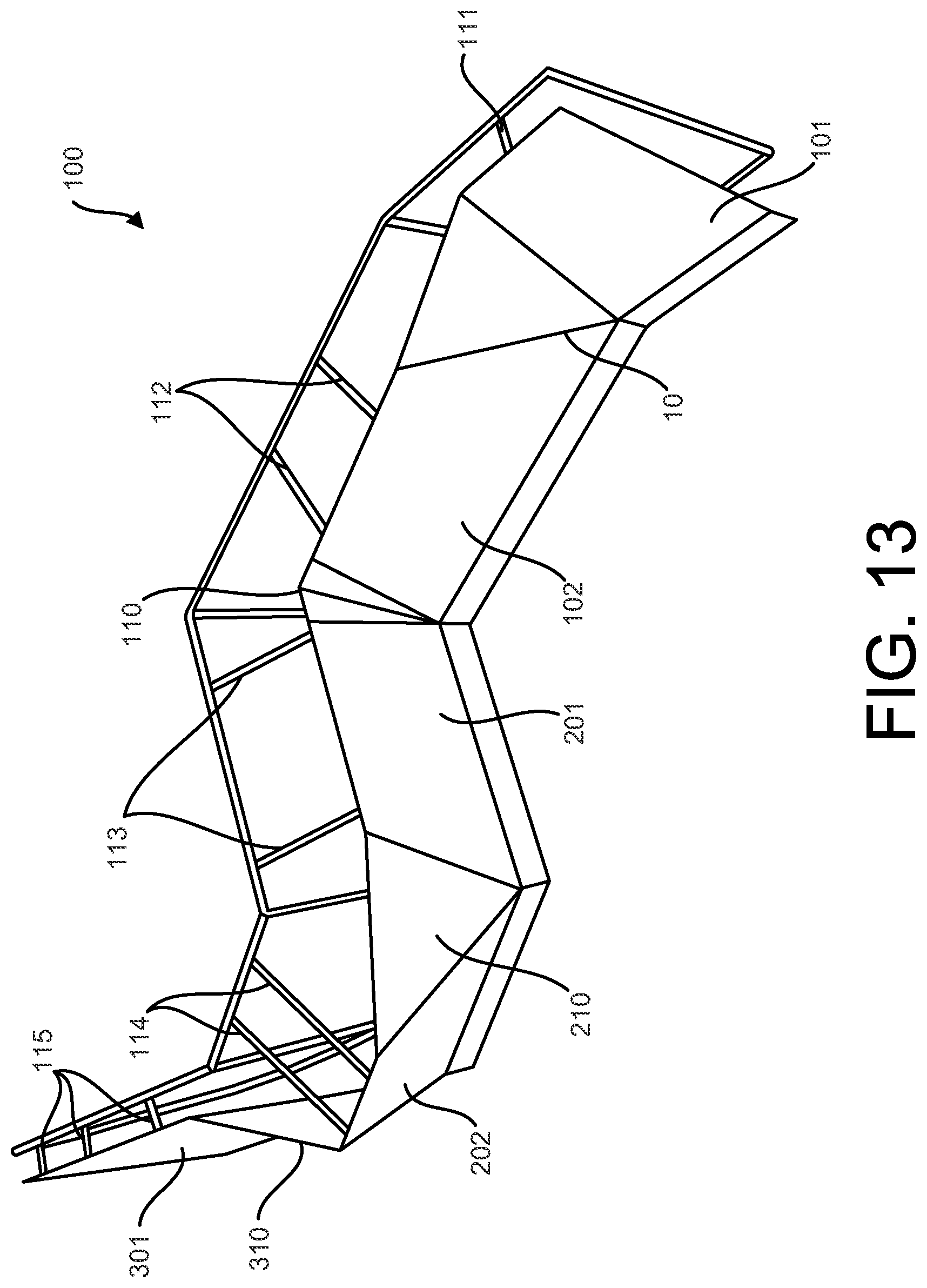 Patent US12311243 Figure 13 – Expandable climbing panel and climbing wall having such a panel