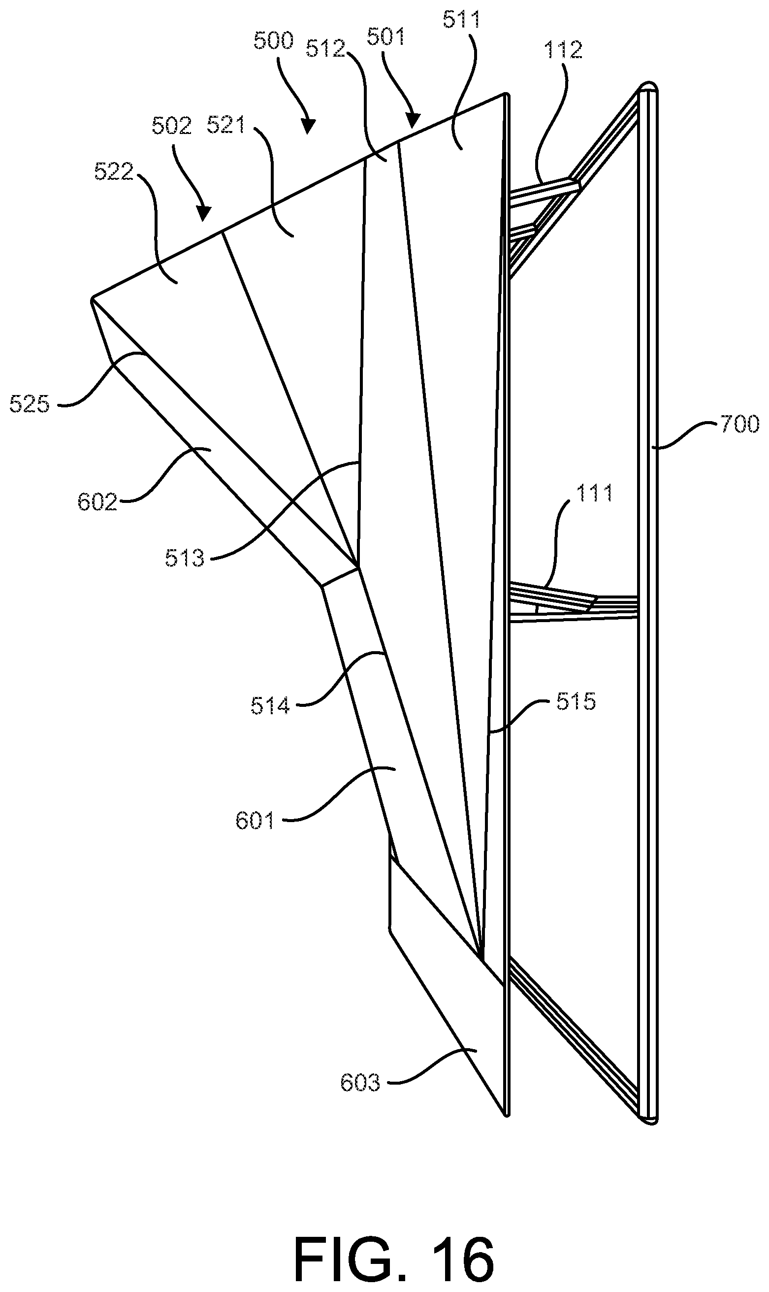 Patent US12311243 Figure 16 – Expandable climbing panel and climbing wall having such a panel