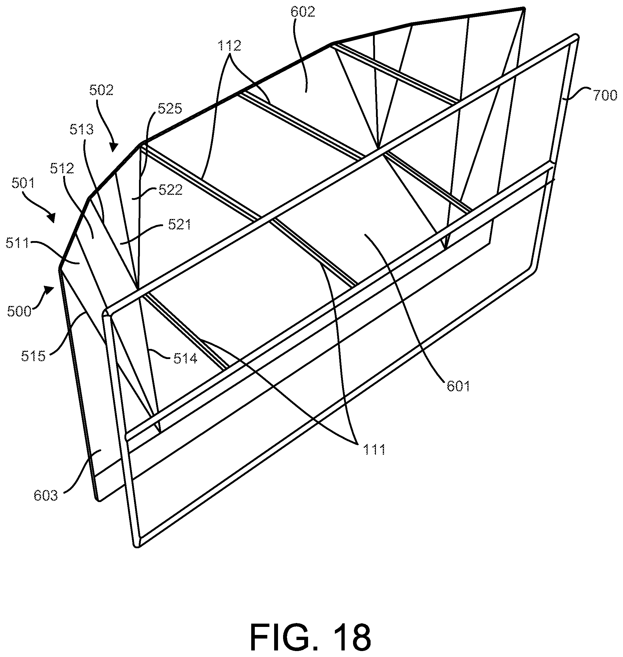 Patent US12311243 Figure 18 – Expandable climbing panel and climbing wall having such a panel