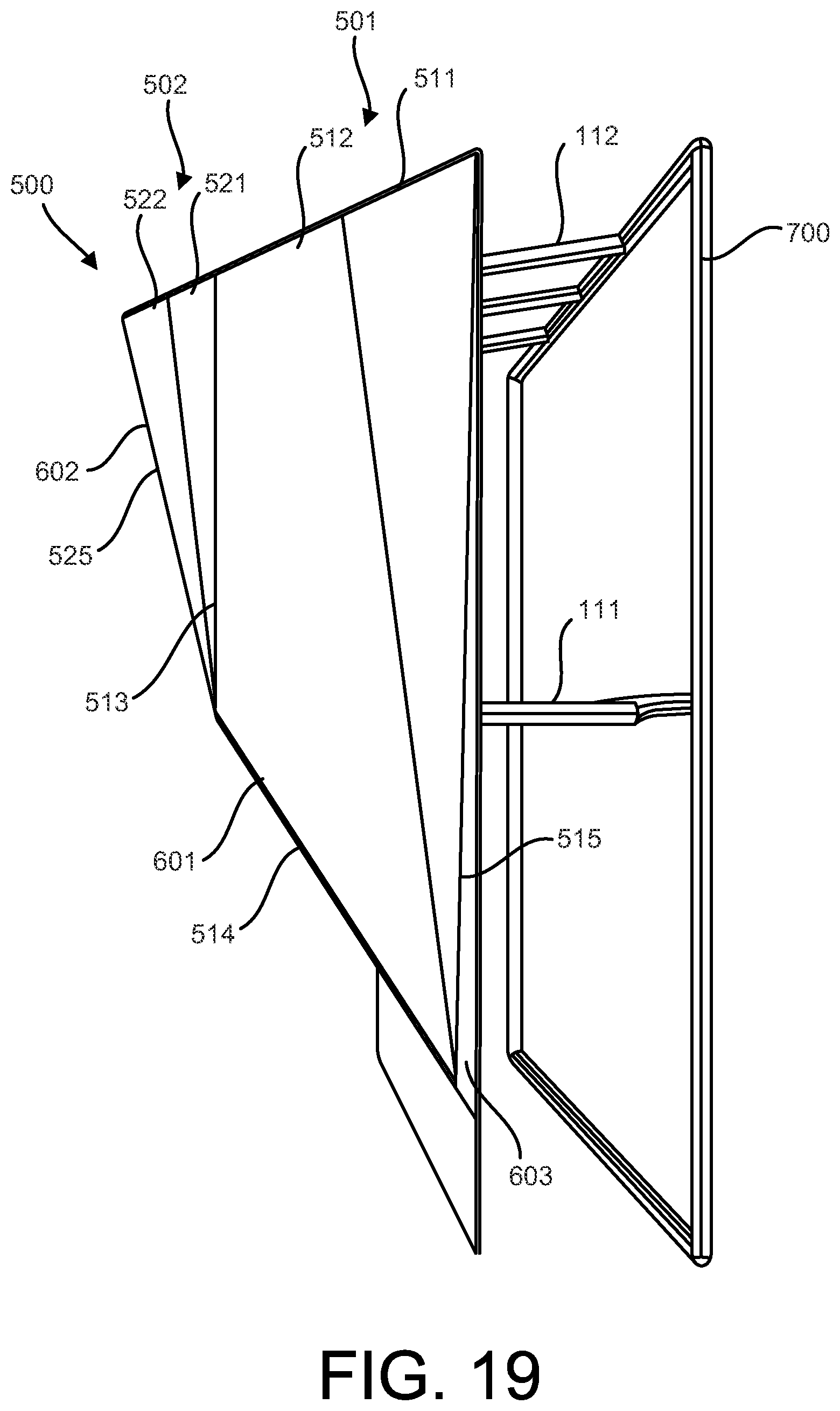 Patent US12311243 Figure 19 – Expandable climbing panel and climbing wall having such a panel