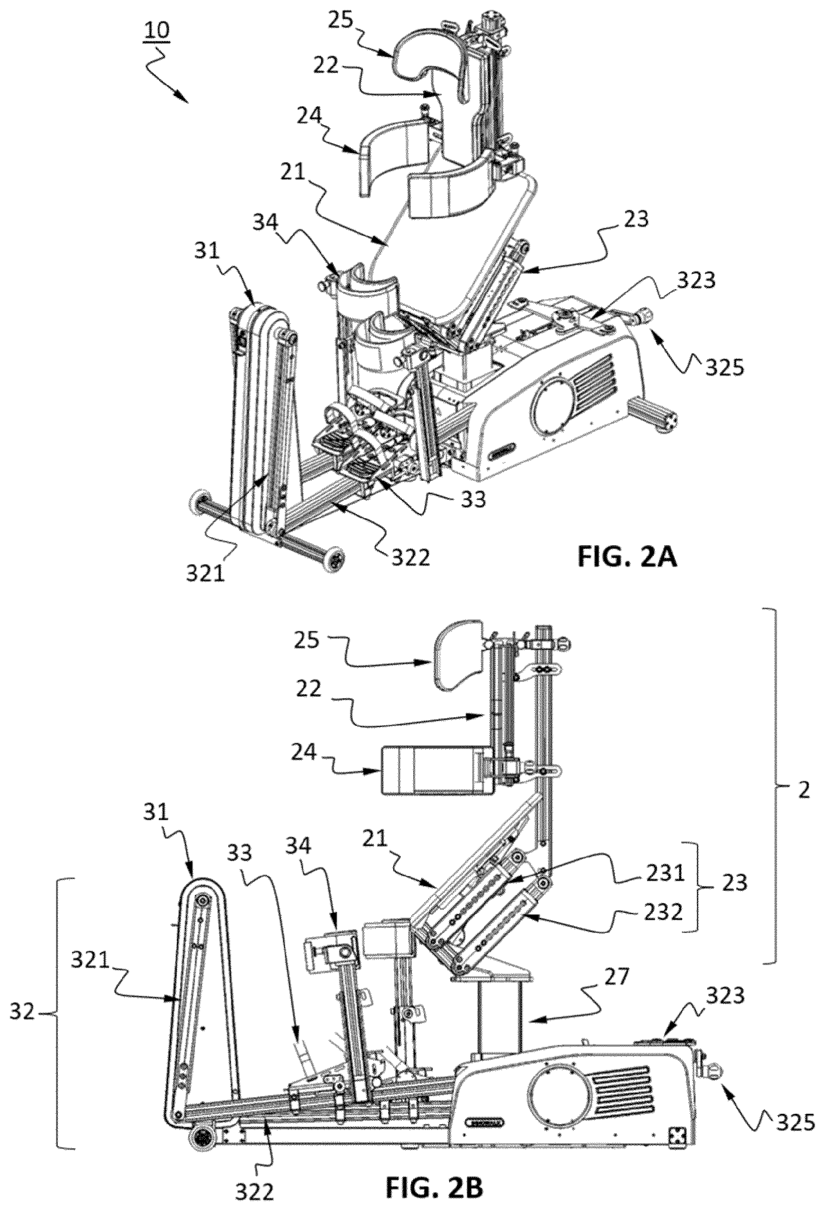 Patent US12311244 Figure 2 – Assistive movement training apparatus for the disabled