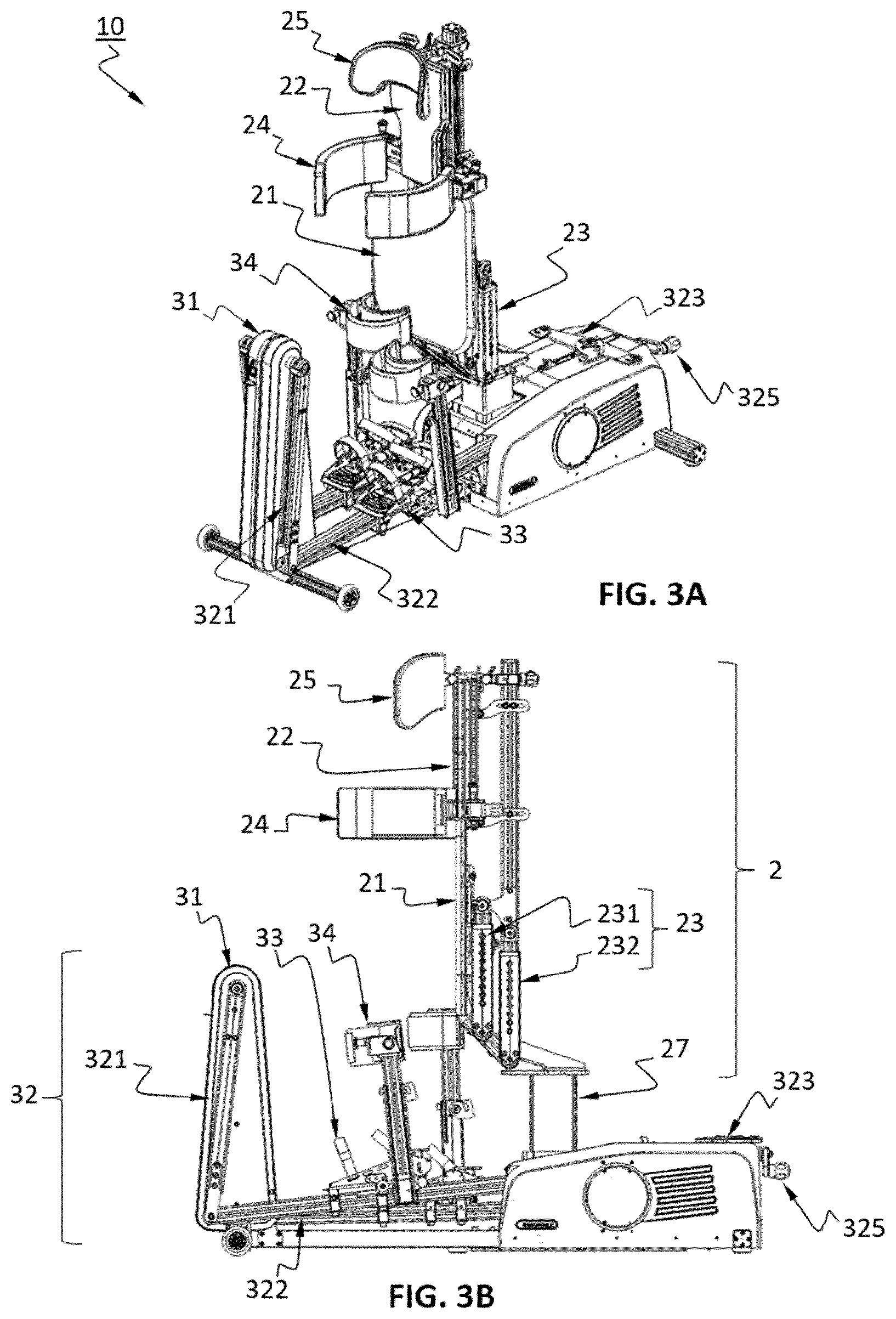 Patent US12311244 Figure 3 – Assistive movement training apparatus for the disabled