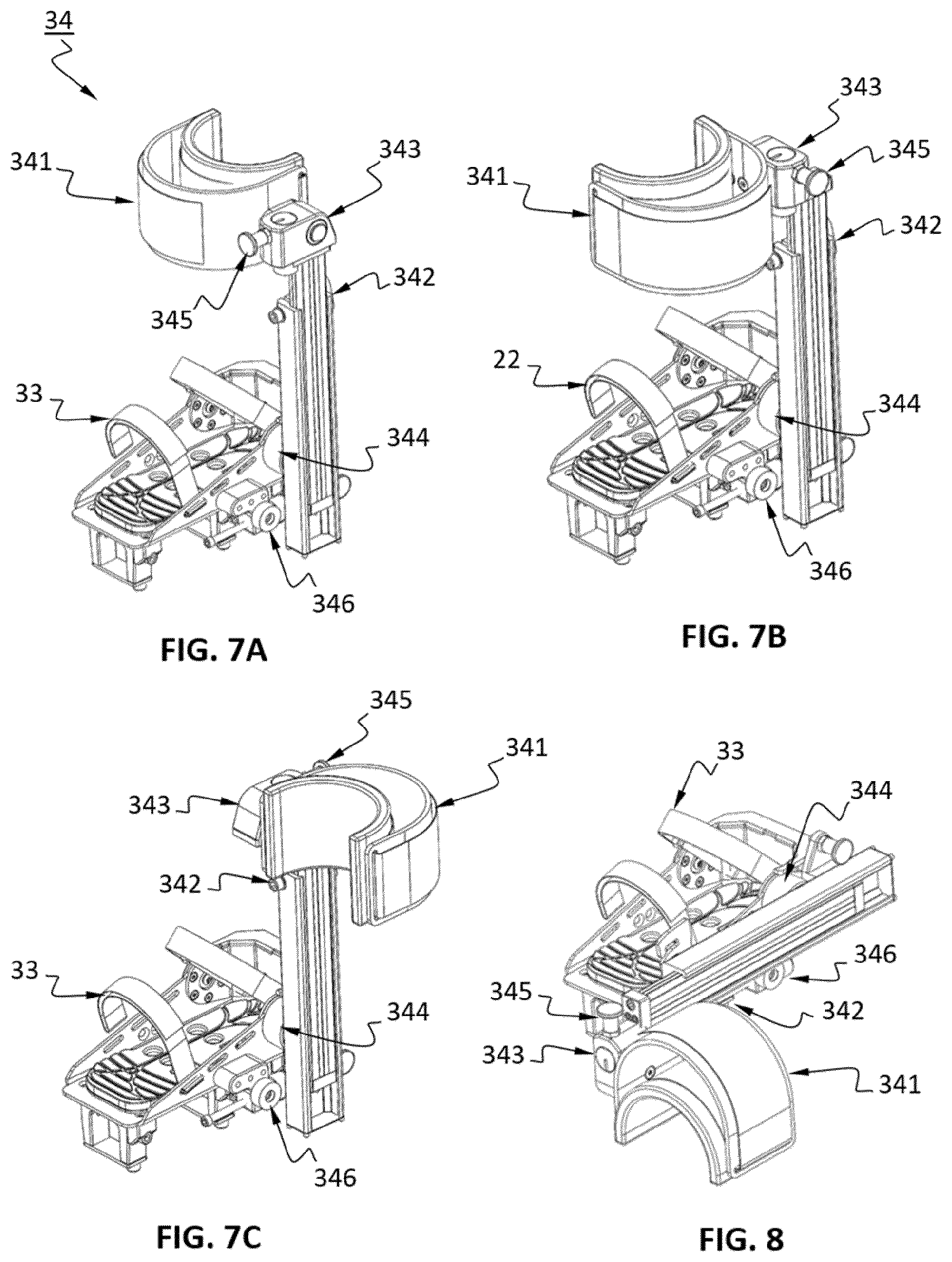 Patent US12311244 Figure 7 – Assistive movement training apparatus for the disabled