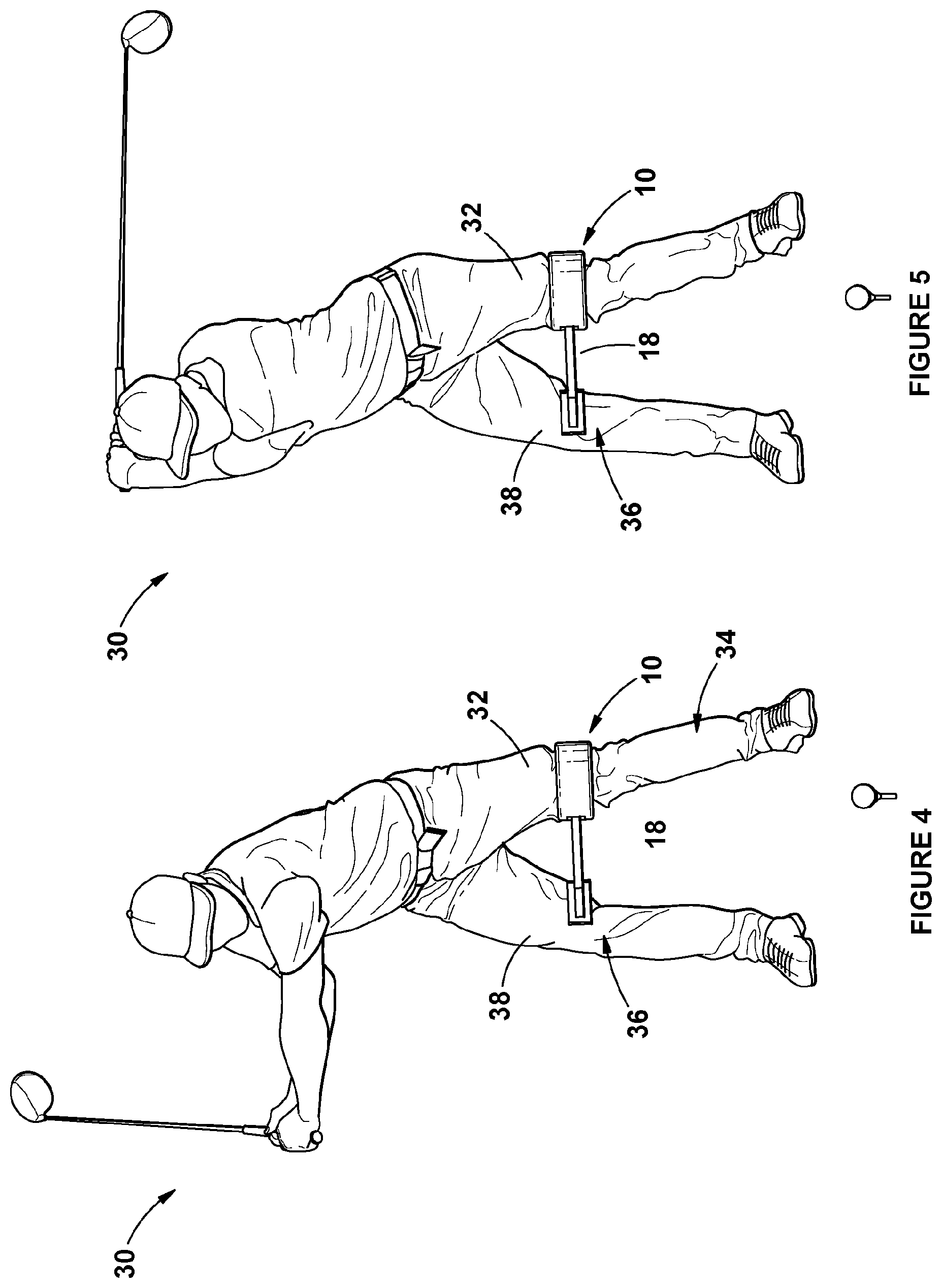 Patent US12311245 Figure 3 – Golf training aid