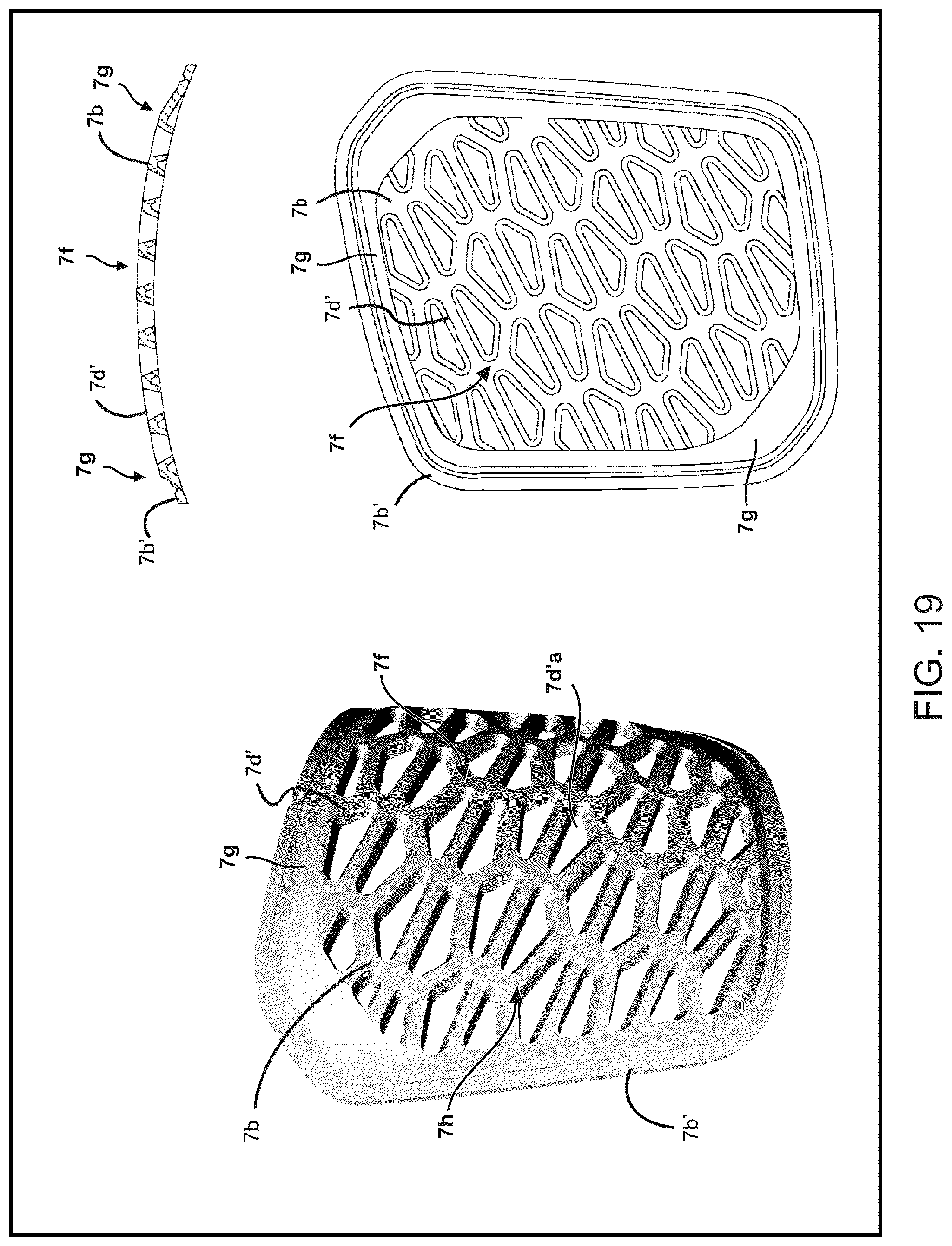 Patent US12311249 Figure 19 – Protective pad for protection from impact and a protective garment using the same