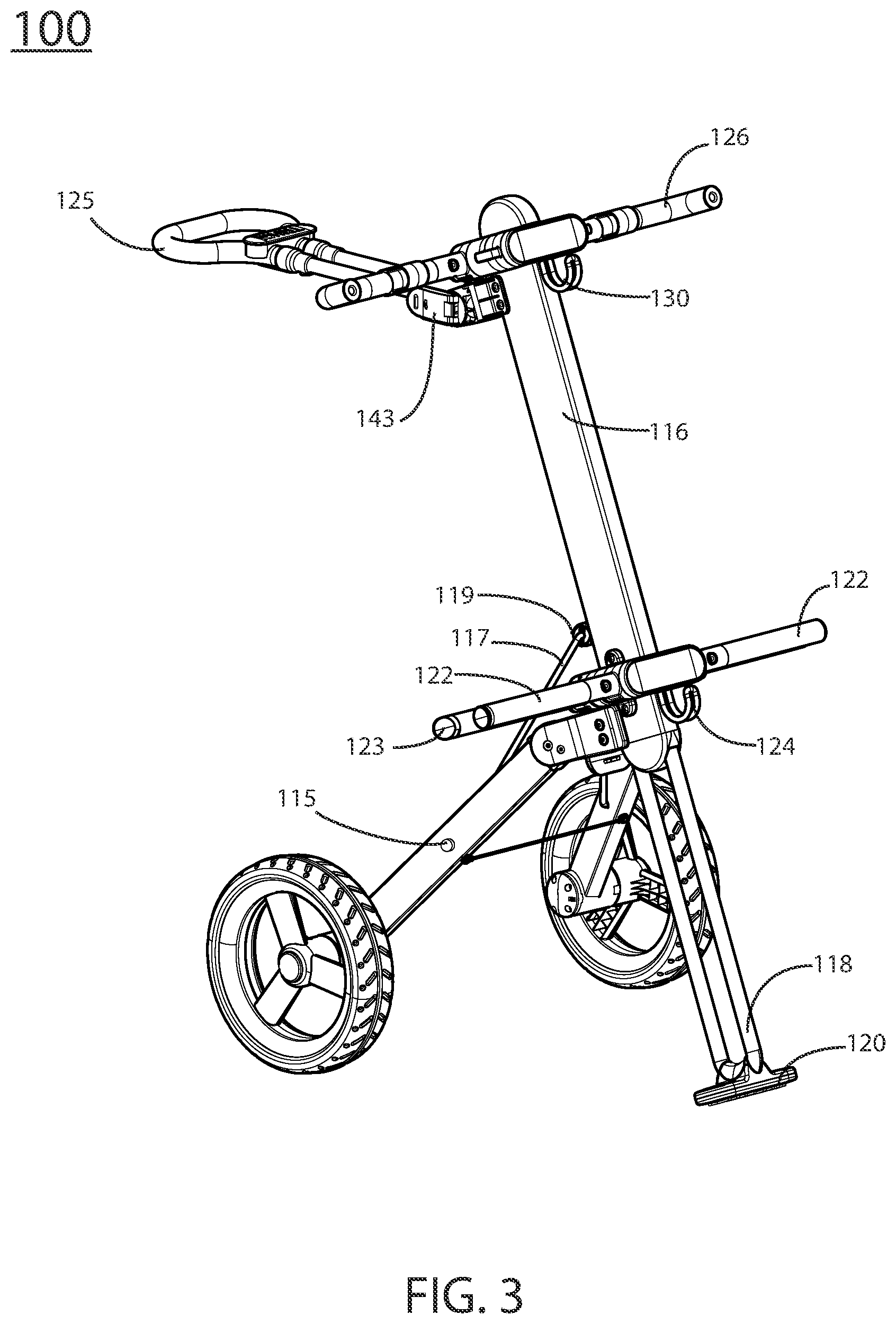 Patent US12311250 Figure 3 – Apparatus for transport and storage of sporting equipment