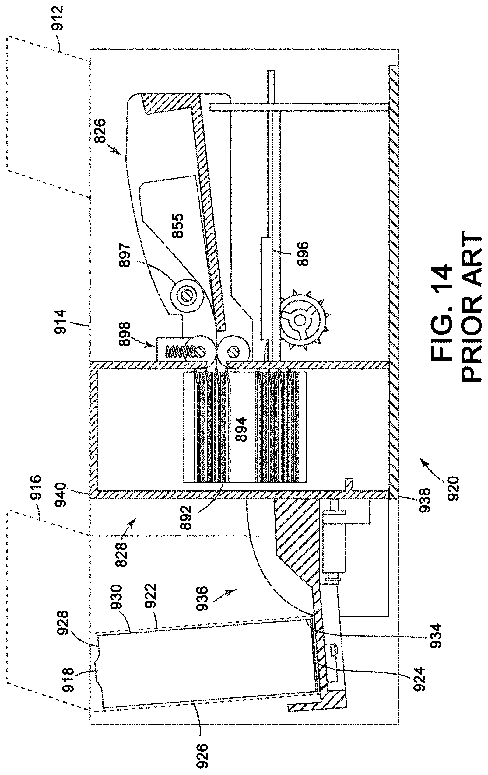 Patent US12311255 Figure 8 – Secure shuffler with shoe